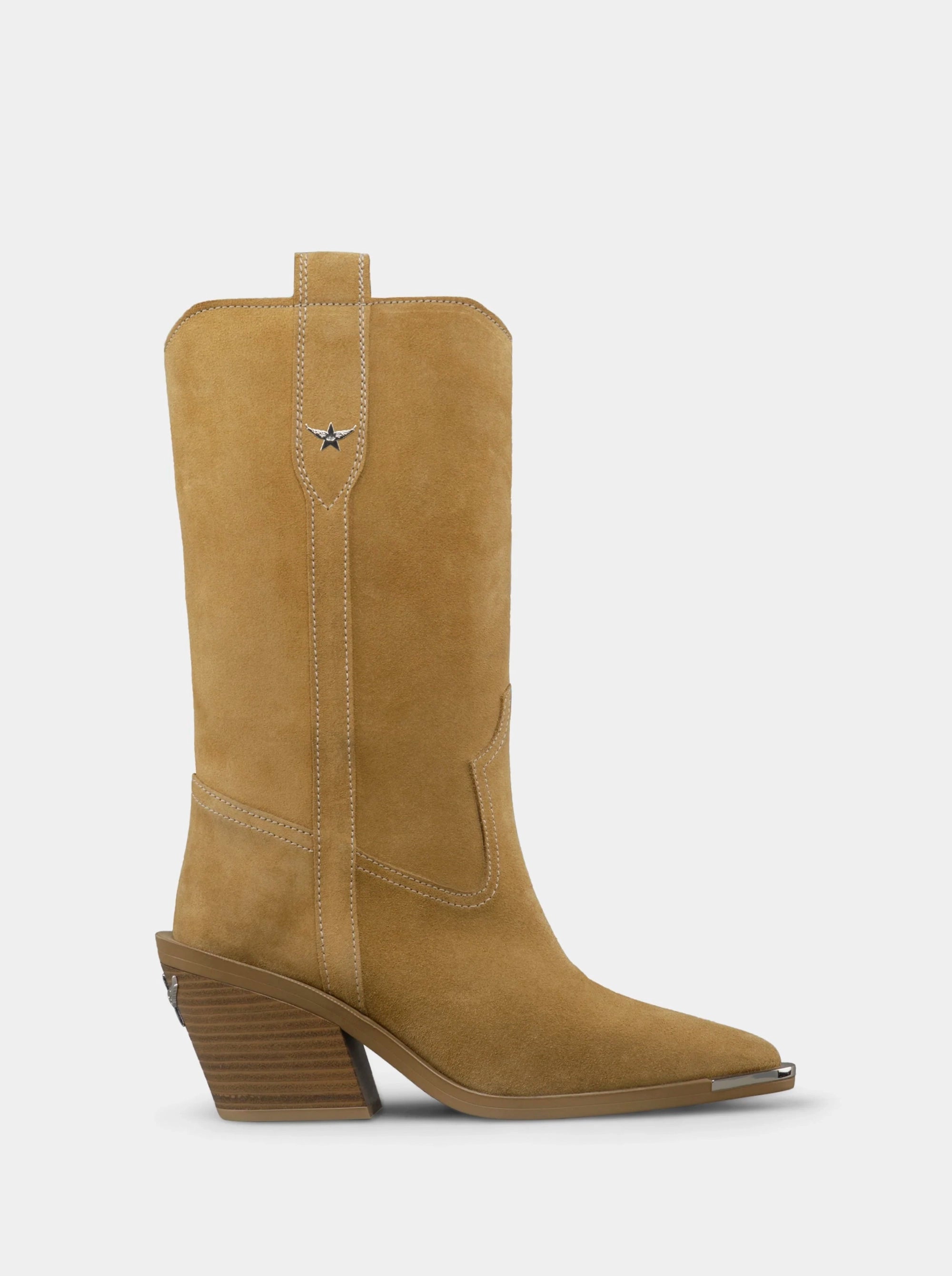 NOVA CAMEL SUEDE BOOTS