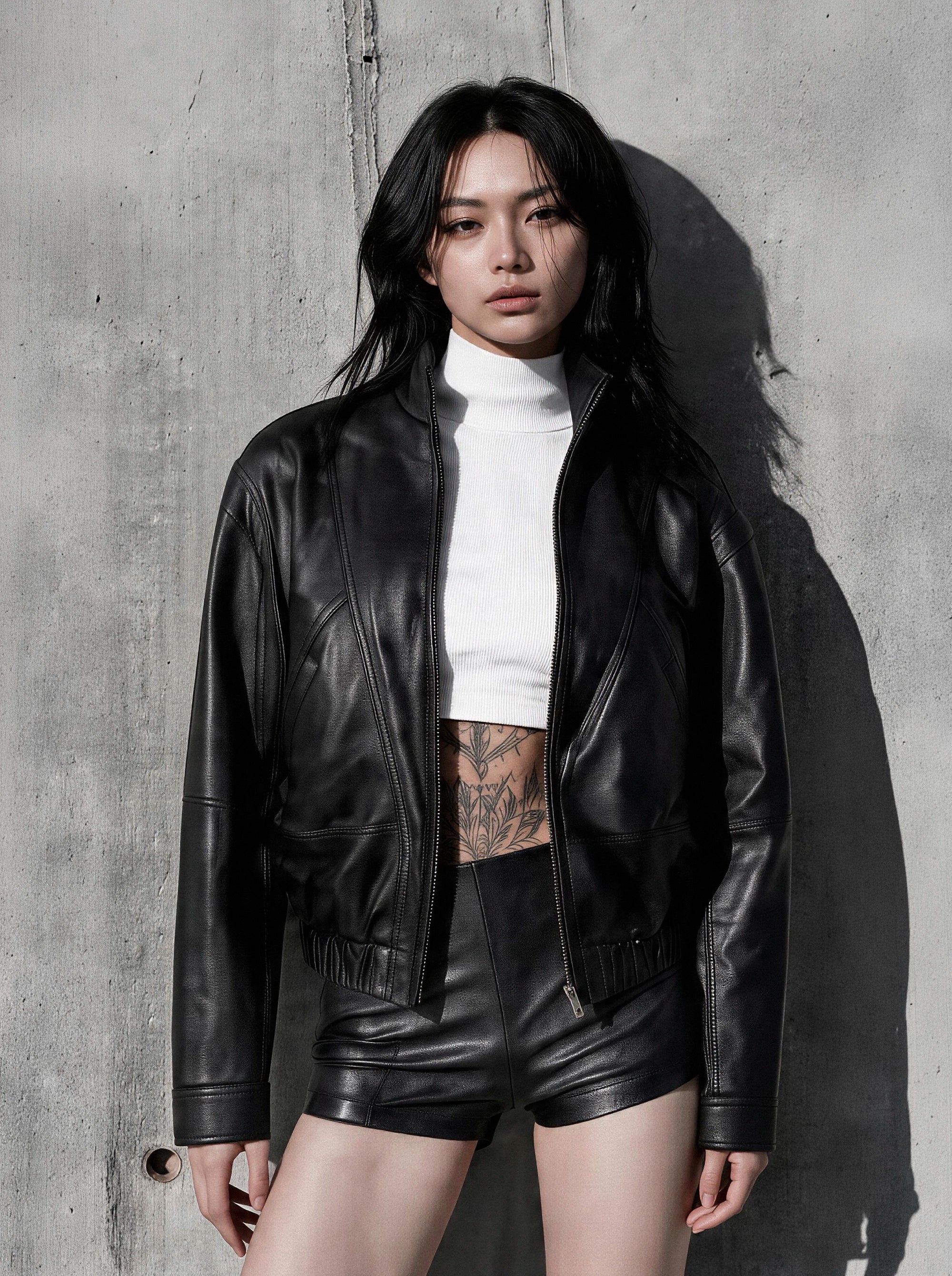 OPERA BLACK LEATHER JACKET