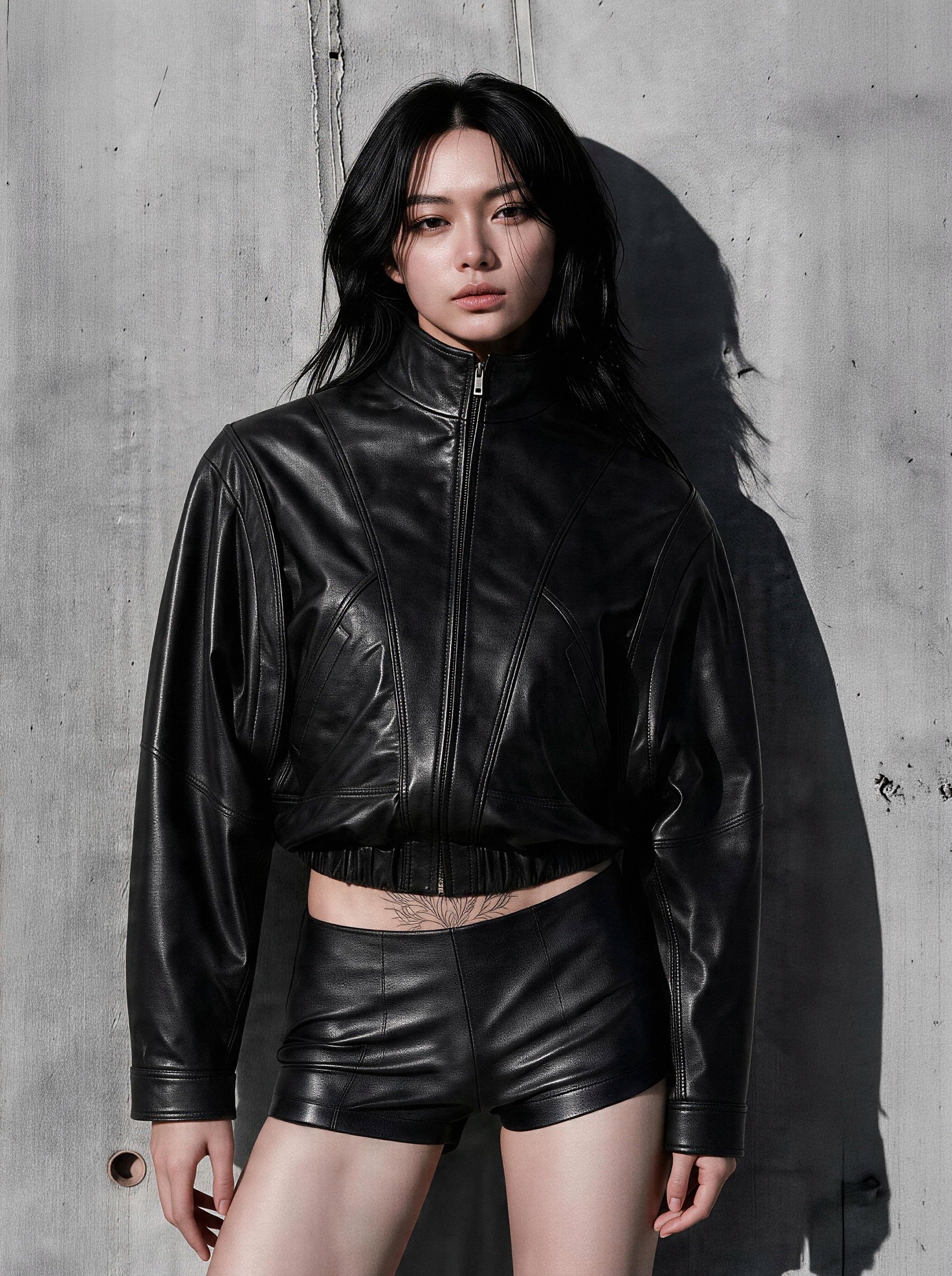 OPERA BLACK LEATHER JACKET