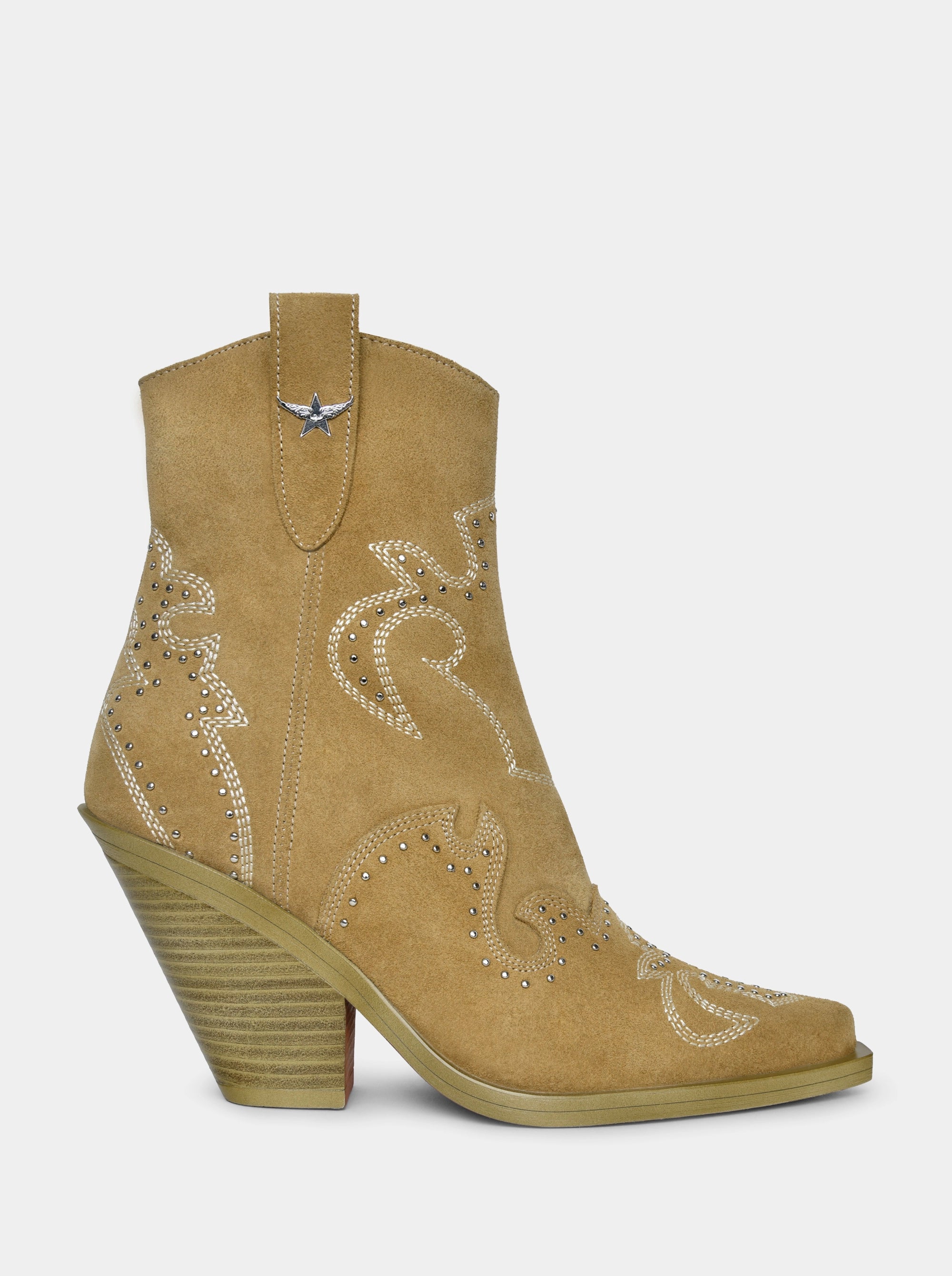 PALM CAMEL SUEDE BOOTIES