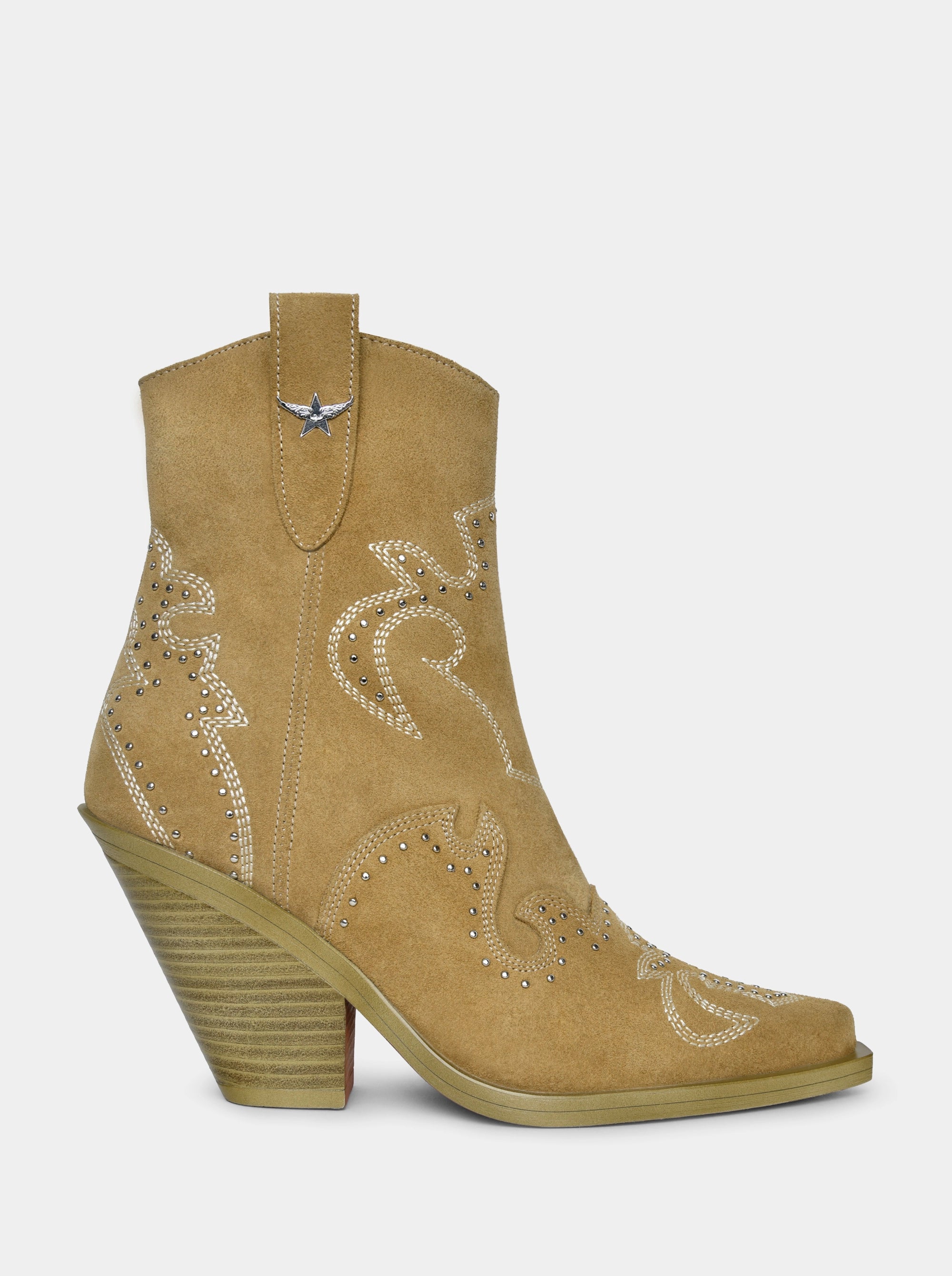 PALM CAMEL SUEDE BOOTIES