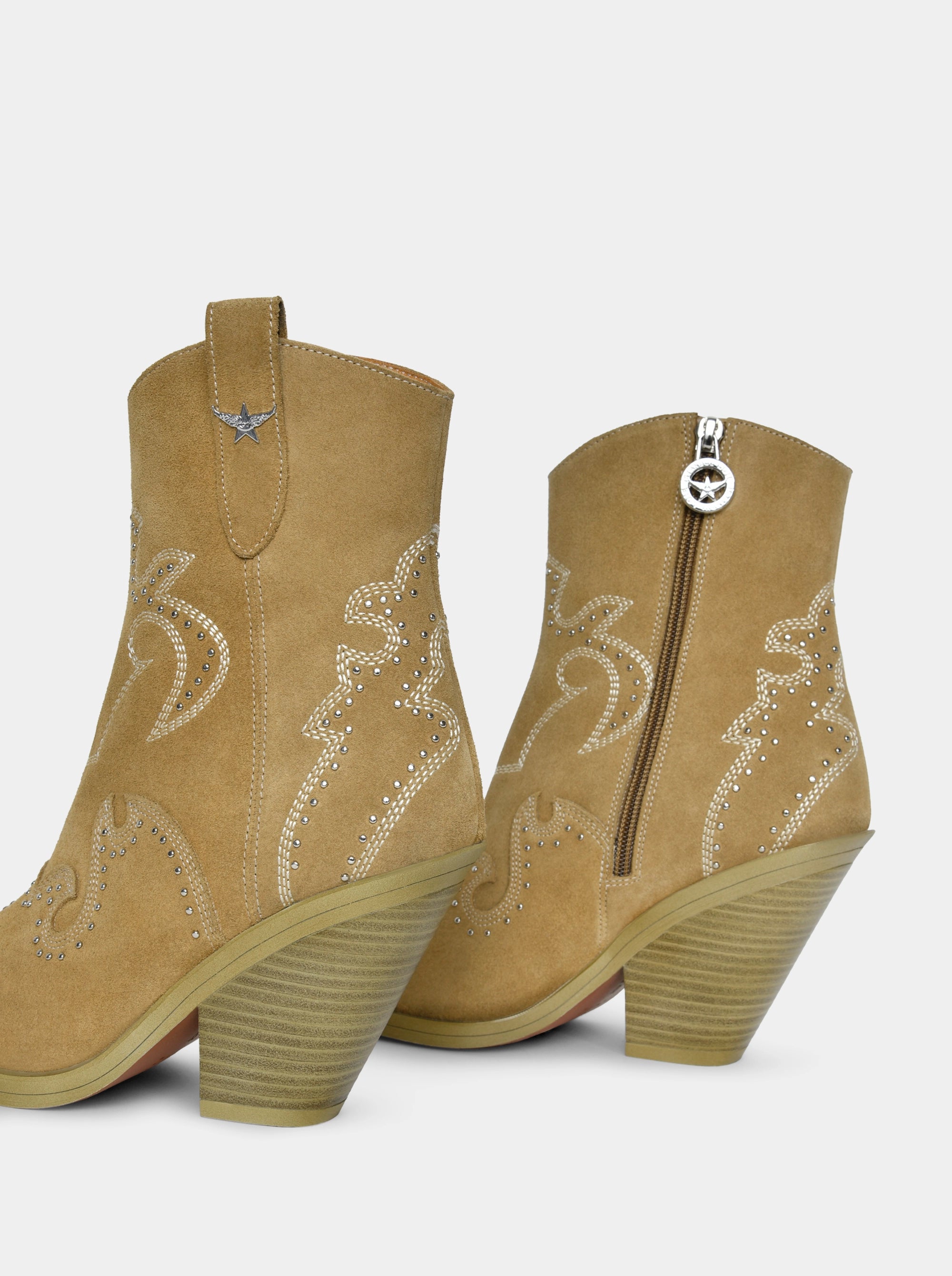 PALM CAMEL SUEDE BOOTIES