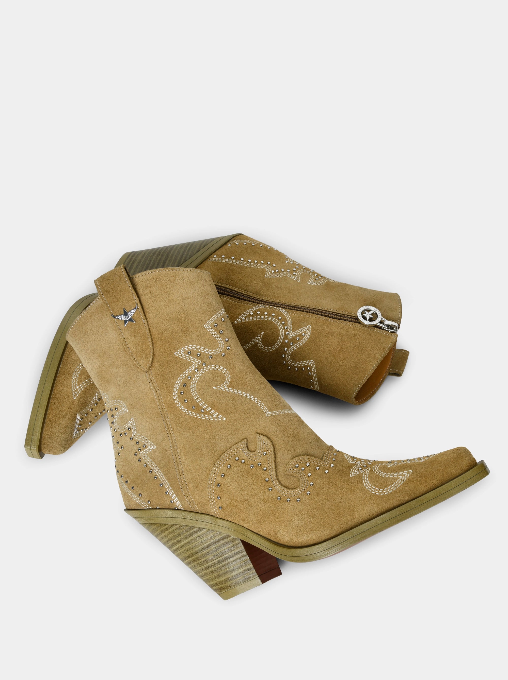 PALM CAMEL SUEDE BOOTIES