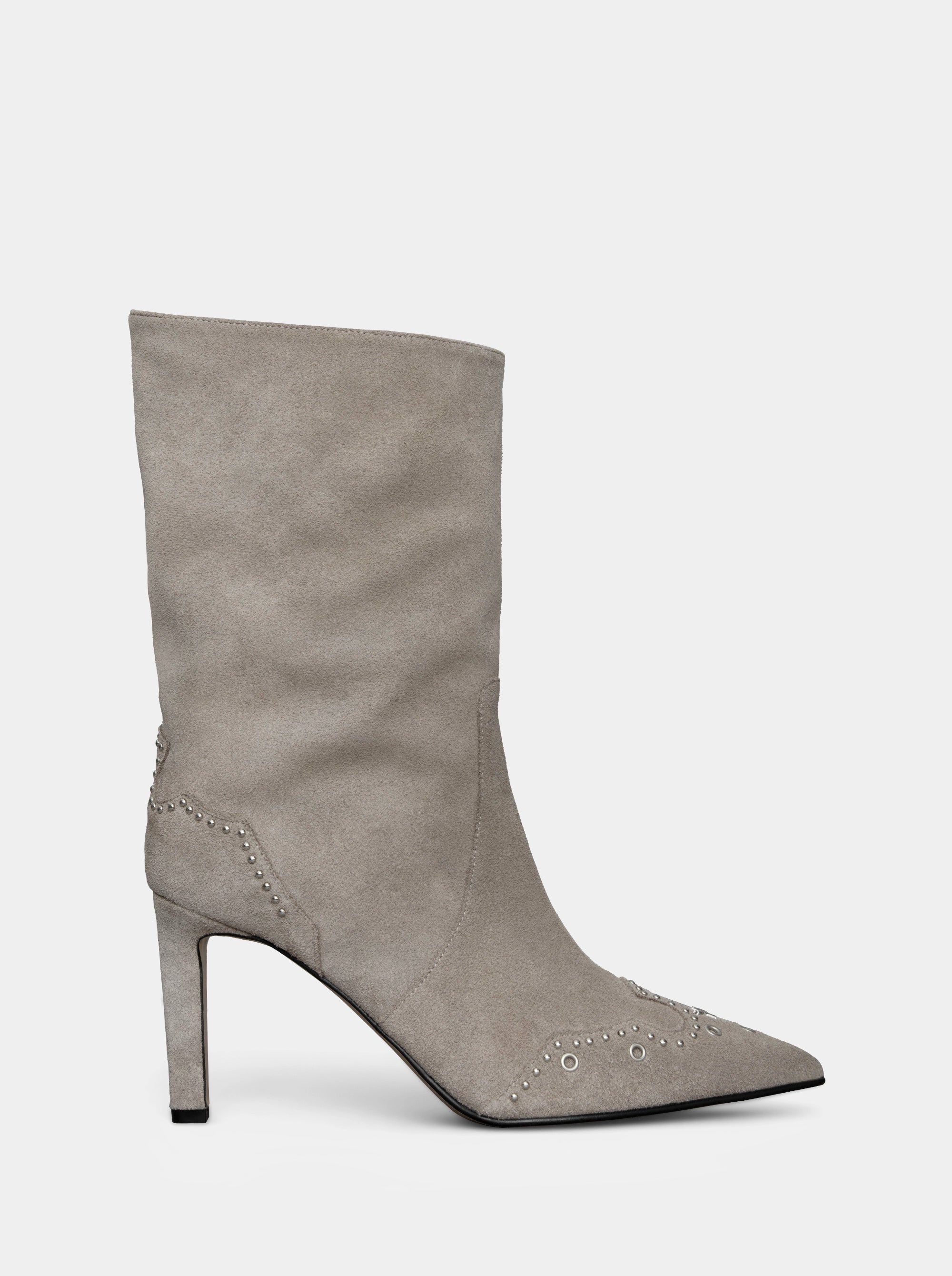 PERLA MINK SUEDE BOOTIES