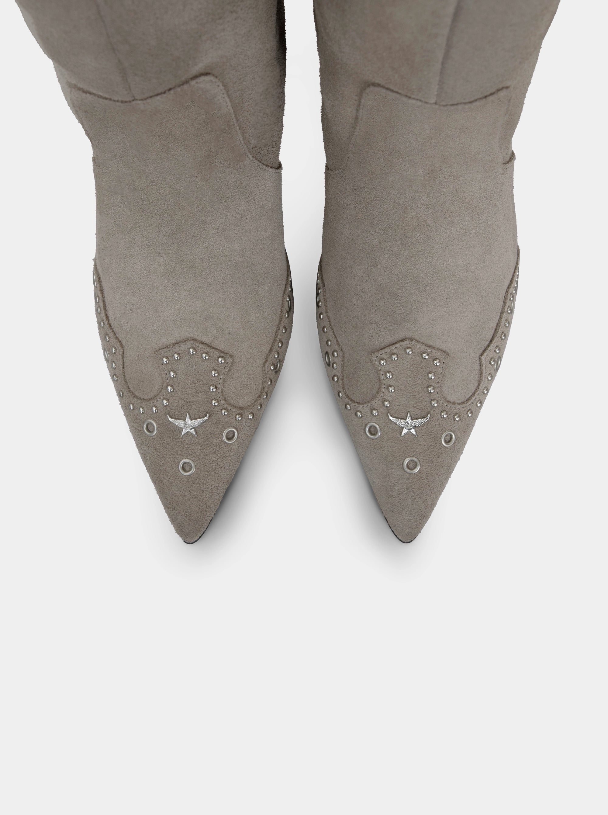 PERLA MINK SUEDE BOOTIES