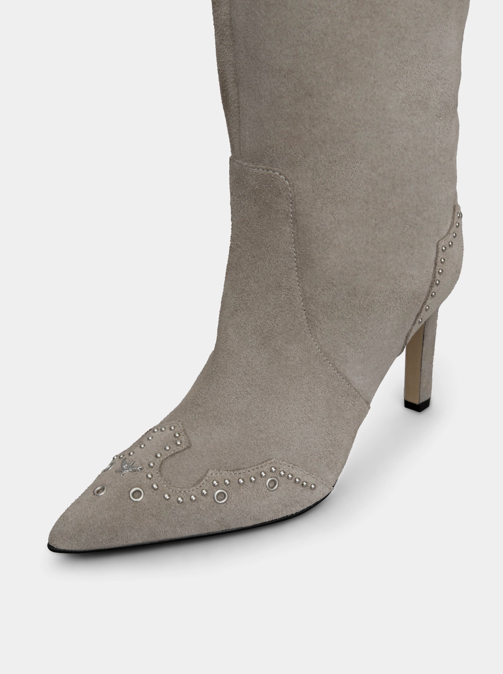 PERLA MINK SUEDE BOOTIES