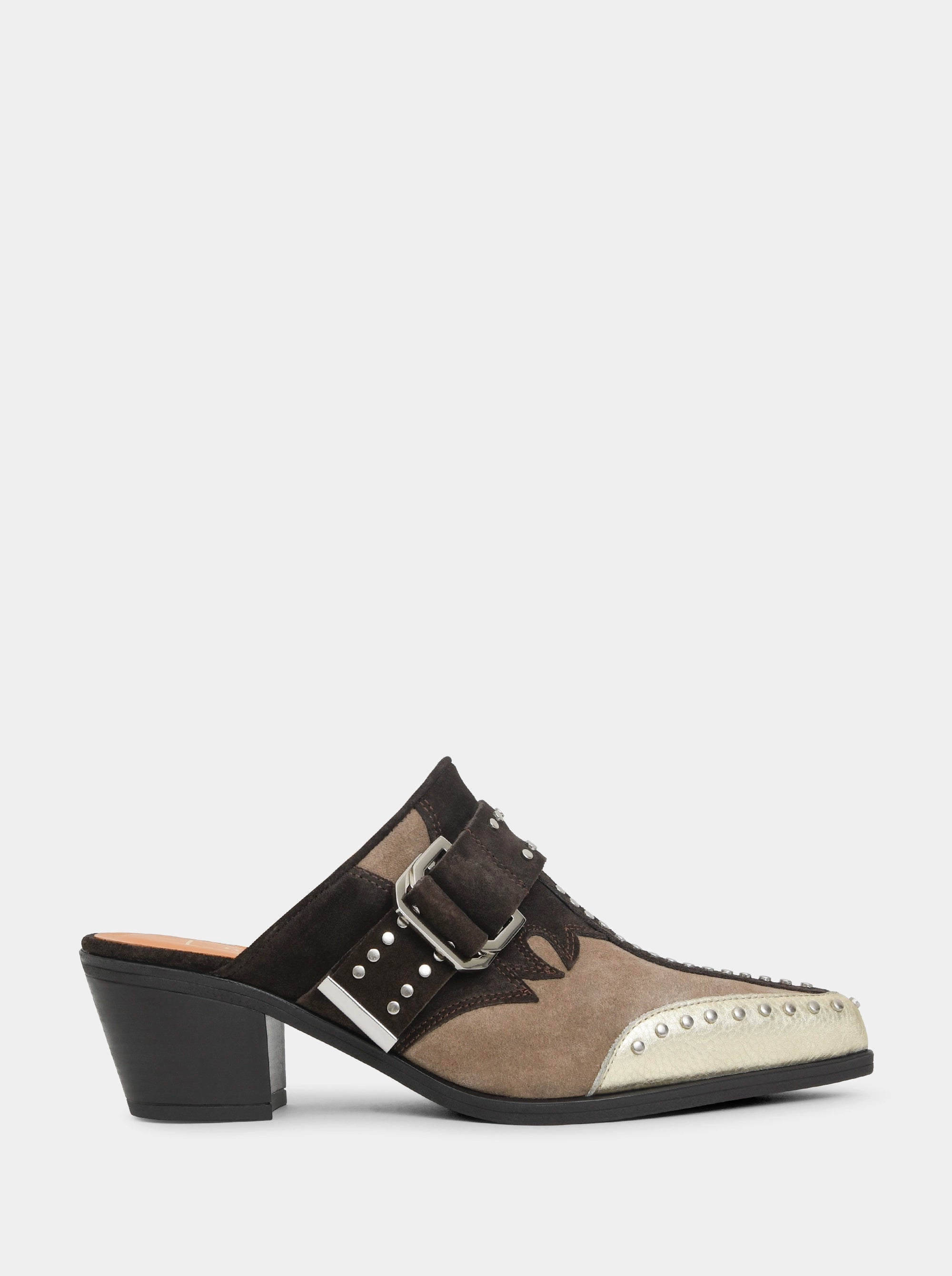 PERY MULES BROWN SLIPPERS
