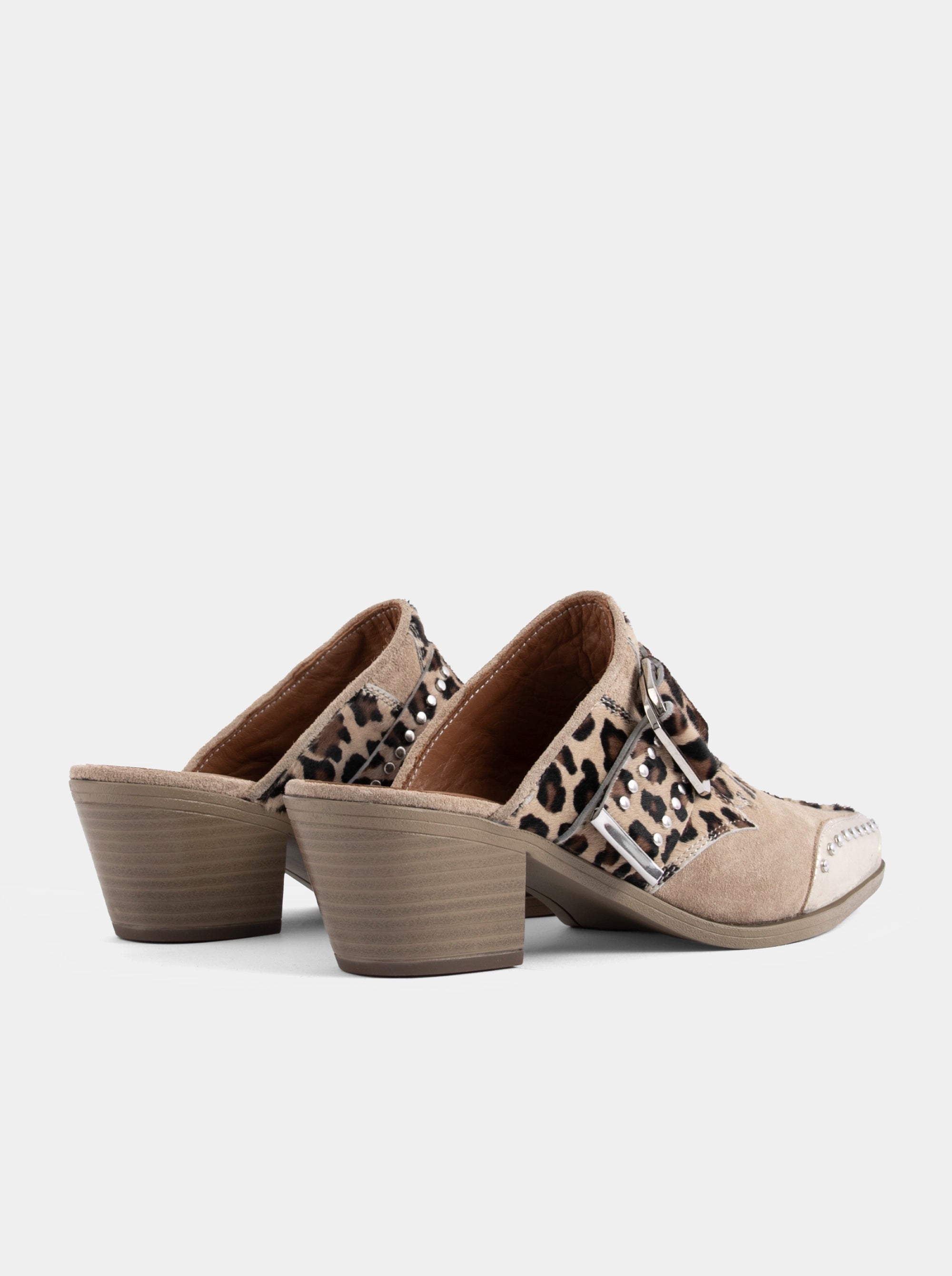 PERY MULES LEOPAR SLIPPERS