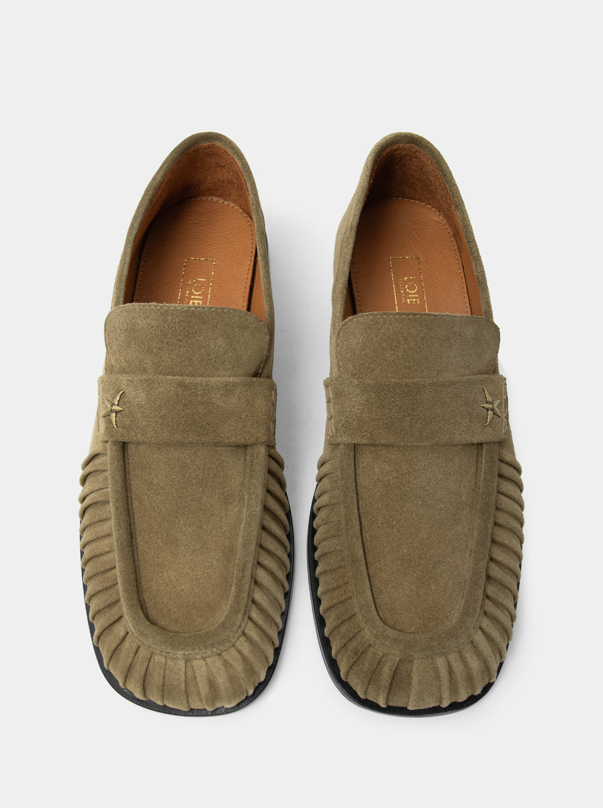 PESO KHAKI SUEDE SHOES