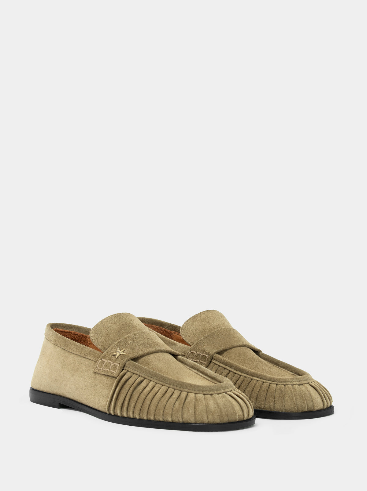 PESO KHAKI SUEDE SHOES