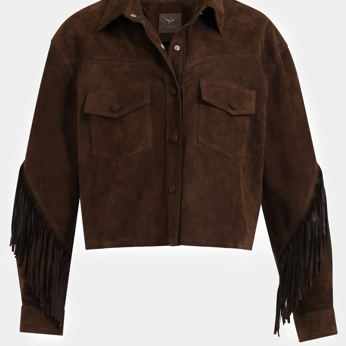 POCO BROWN SUEDE JACKET