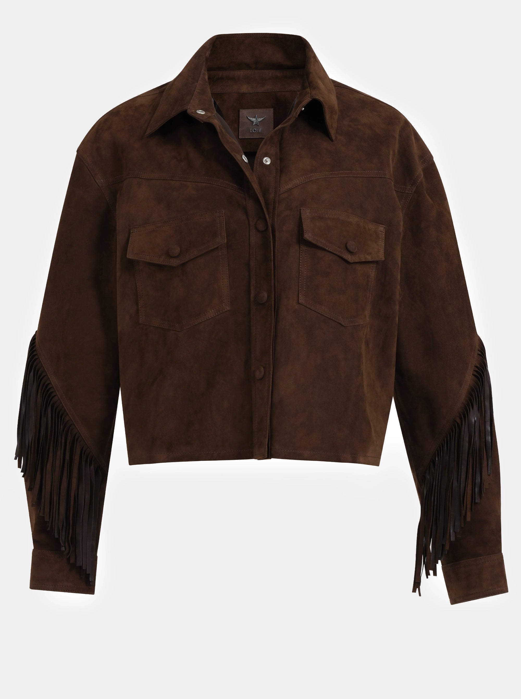 POCO BROWN SUEDE JACKET