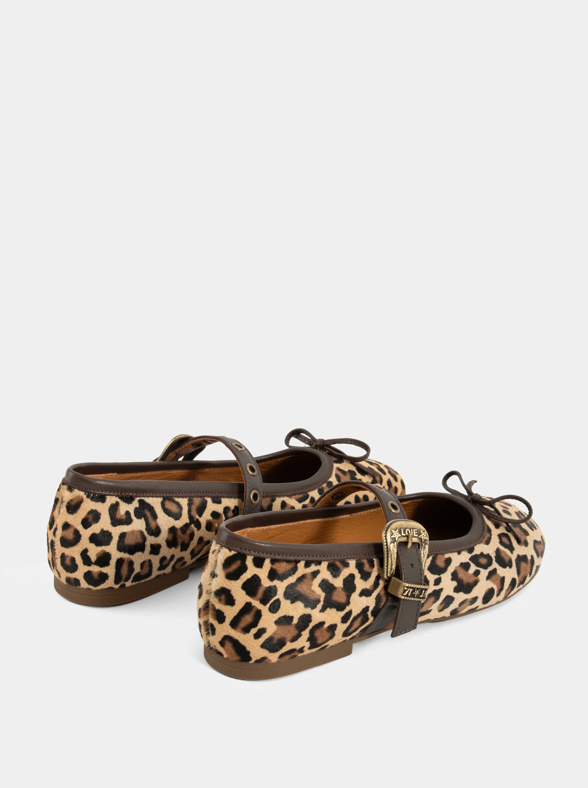 PRETTY LEOPAR BALLET FLATS
