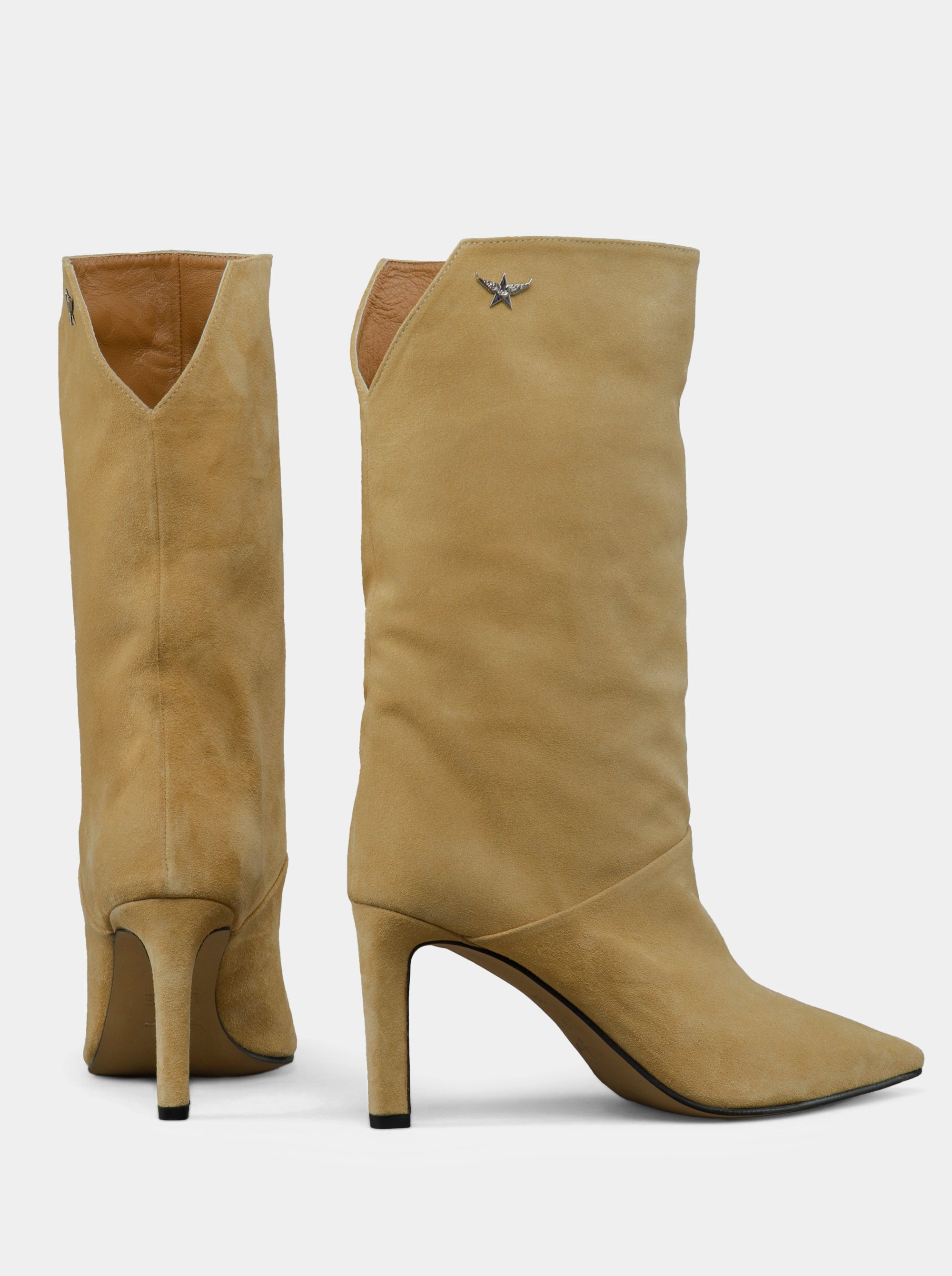 ROSSO CAMEL SUEDE BOOTIES