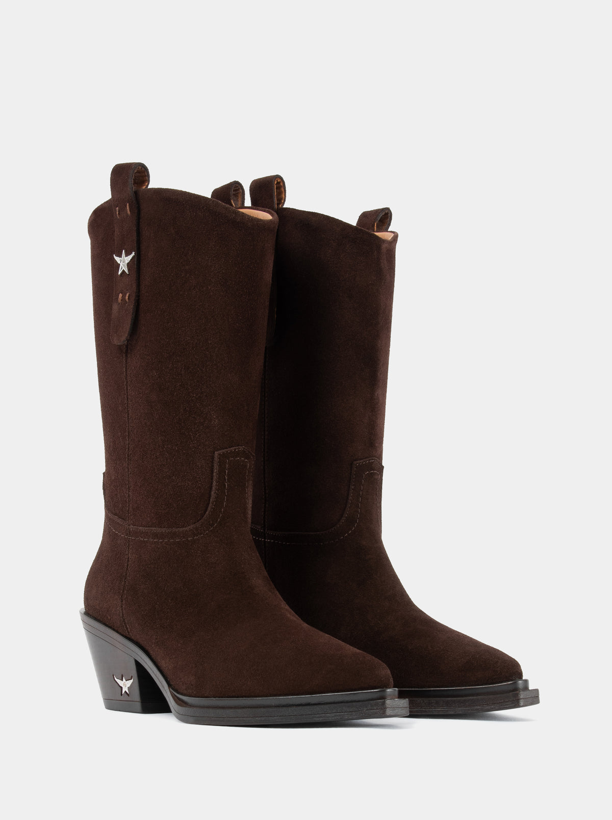 ELENORA BLACK LEATHER BOOTS