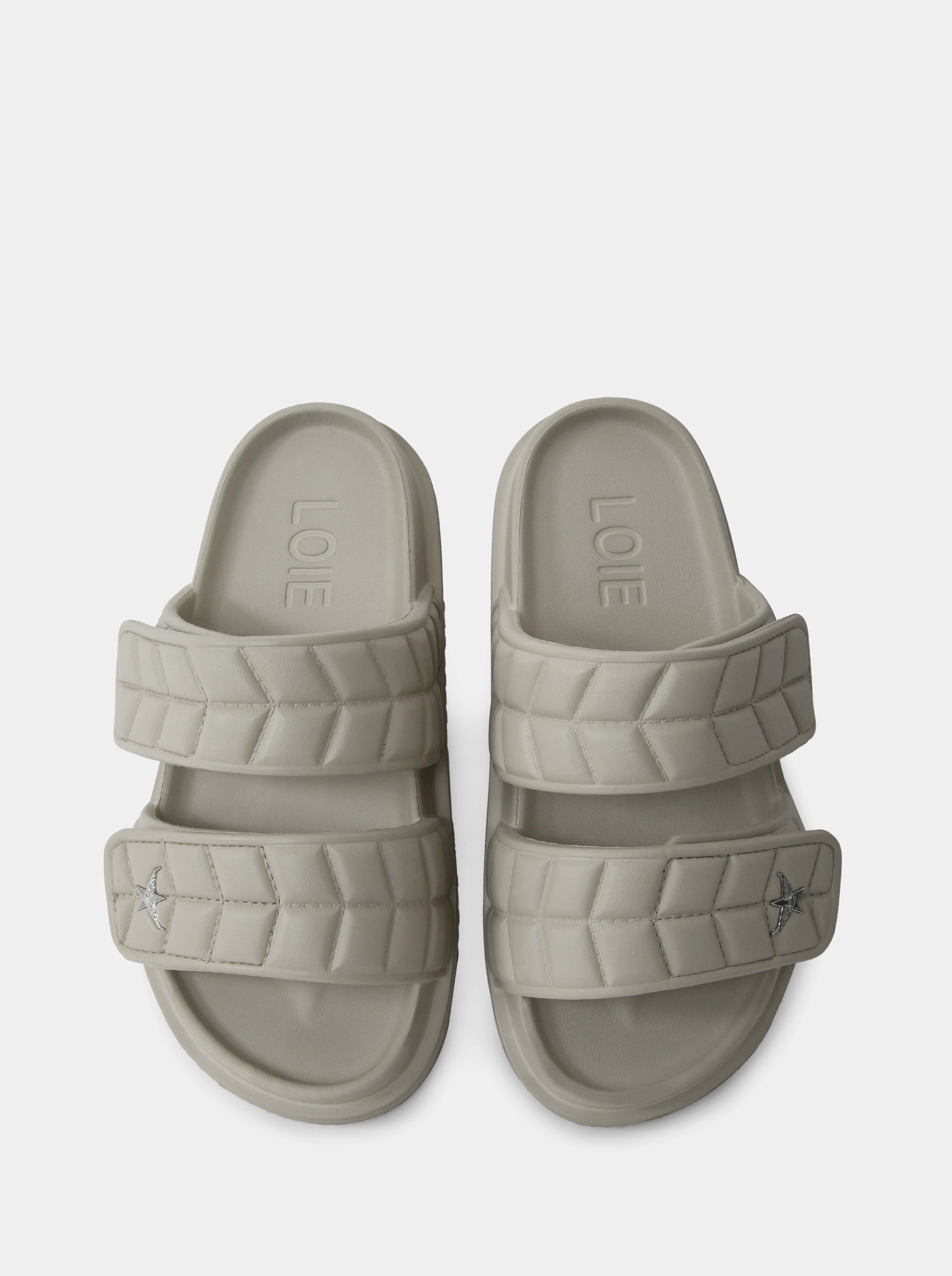RYKER BEACH BEIGE SLIPPERS