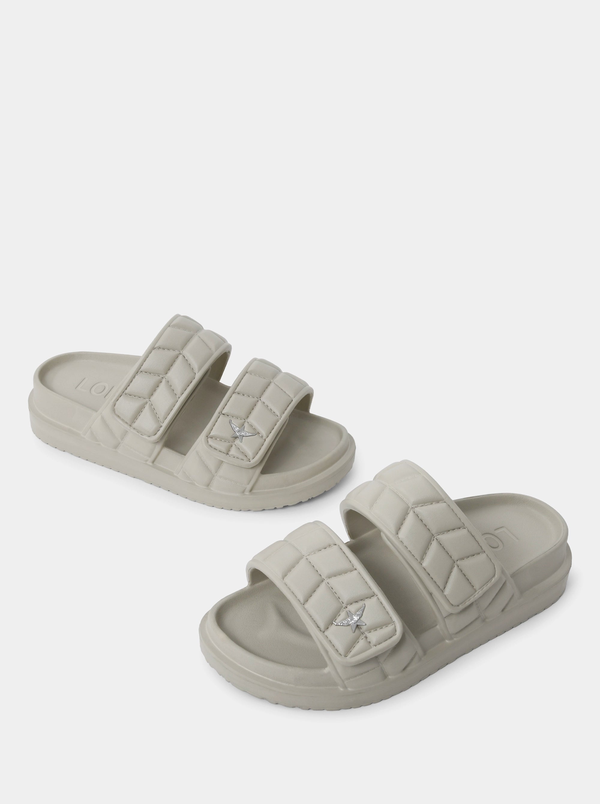 RYKER BEACH BEIGE SLIPPERS