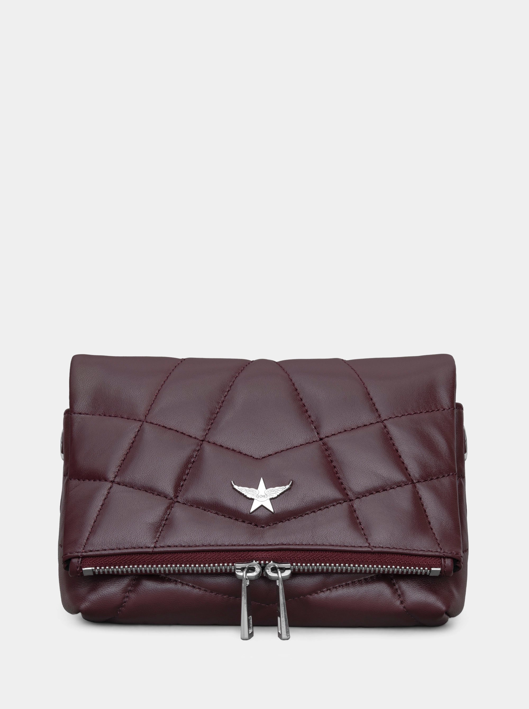 RYKERBAG MINI MAROON LEATHER BAG