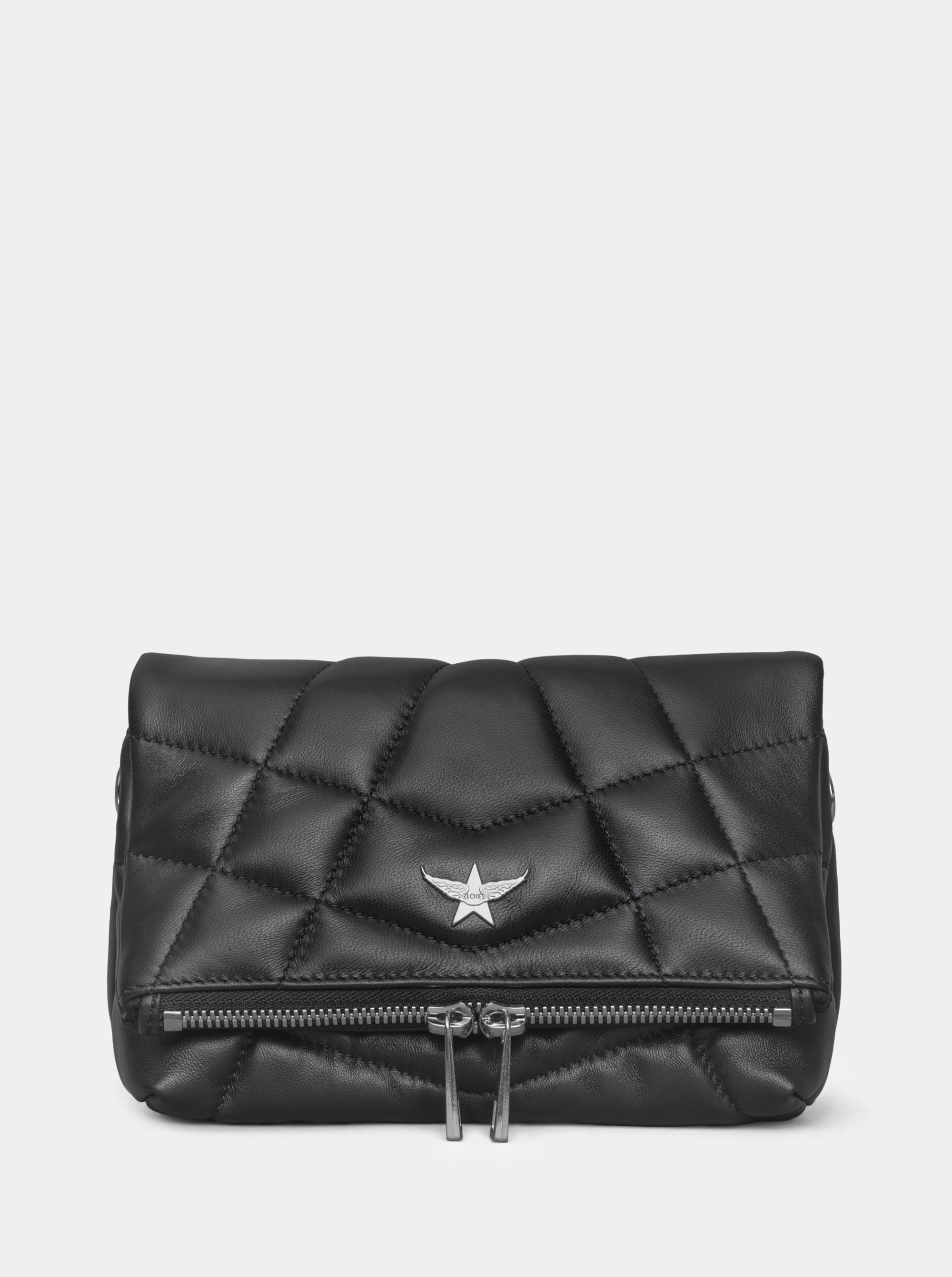 RYKERBAG MINI BLACK LEATHER BAG