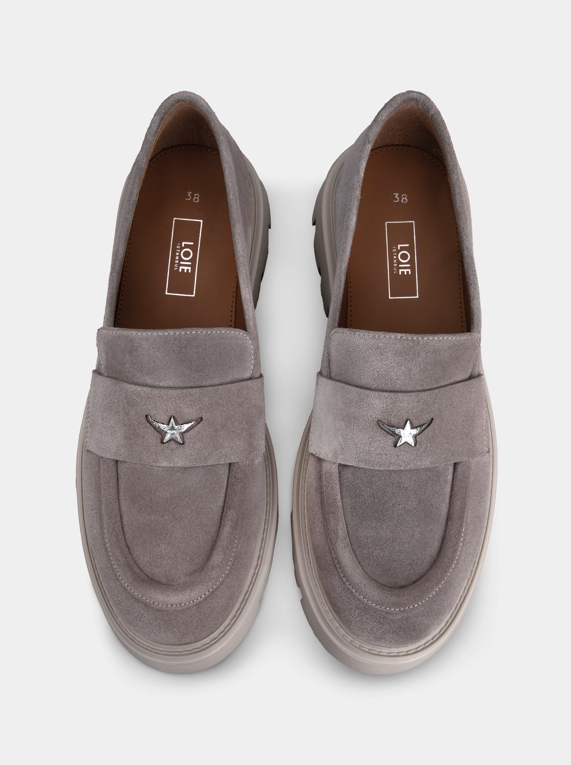 SANDERO MINK SUEDE SHOES