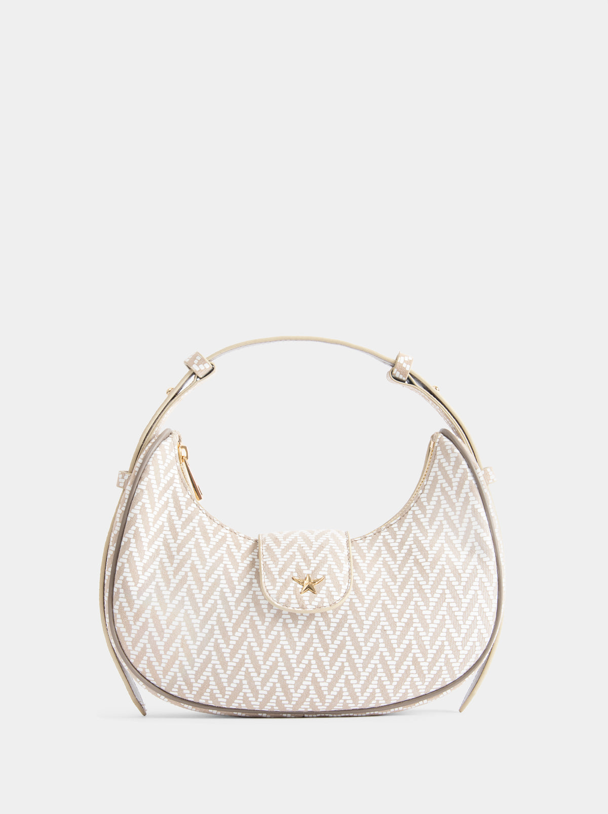 SANDRA MINI BLACK CROCO PATENT BAG