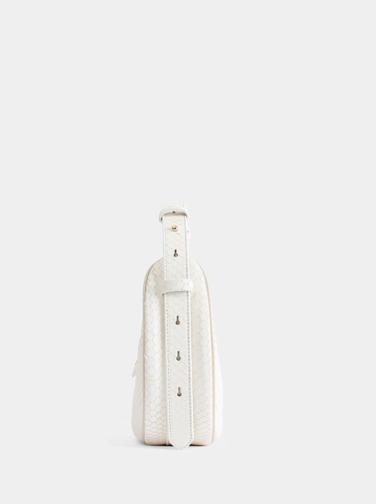 SANDRA MINI BLACK CROCO PATENT BAG