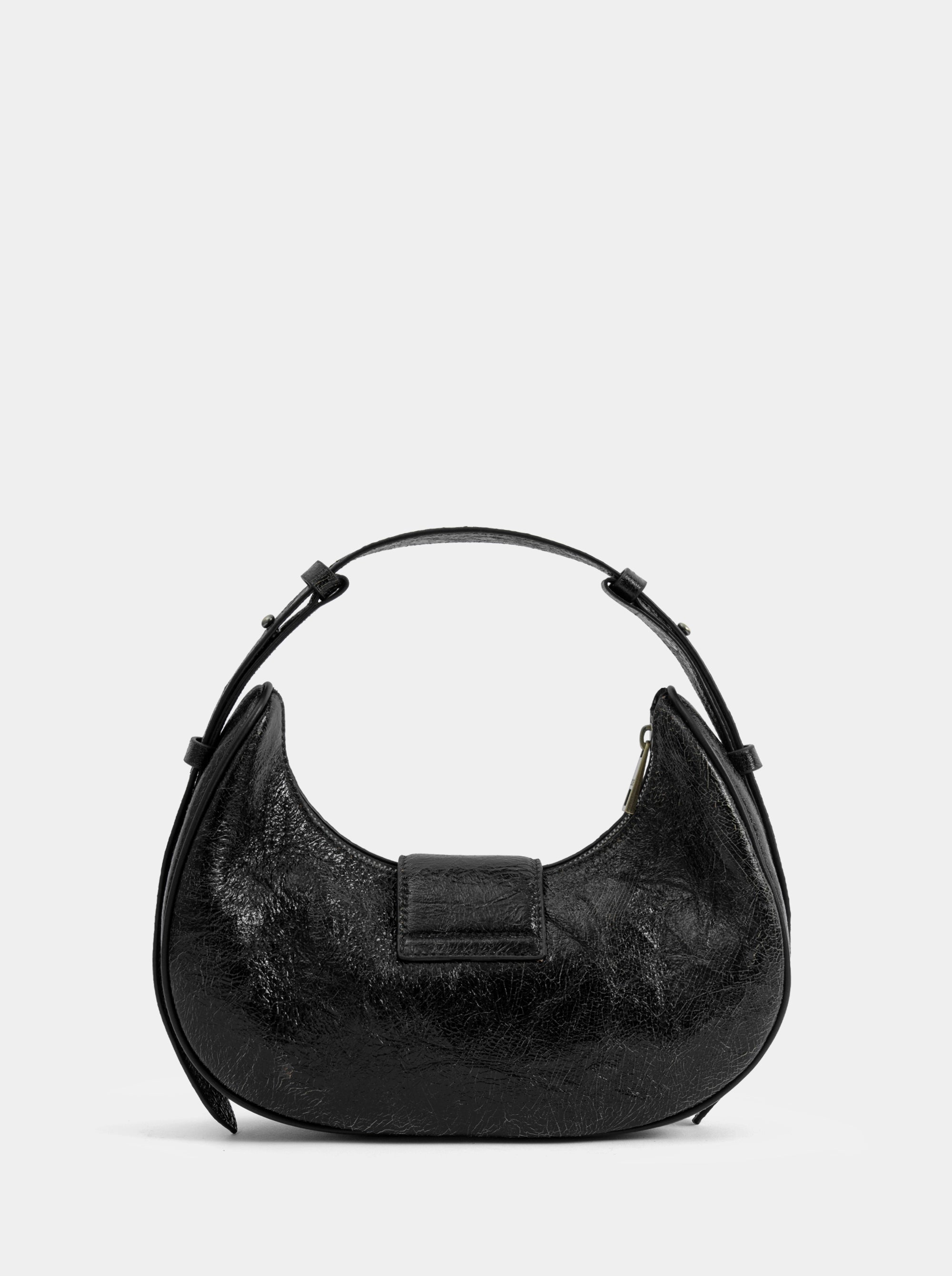 SANDRA MINI BLACK NAPLAK BAG
