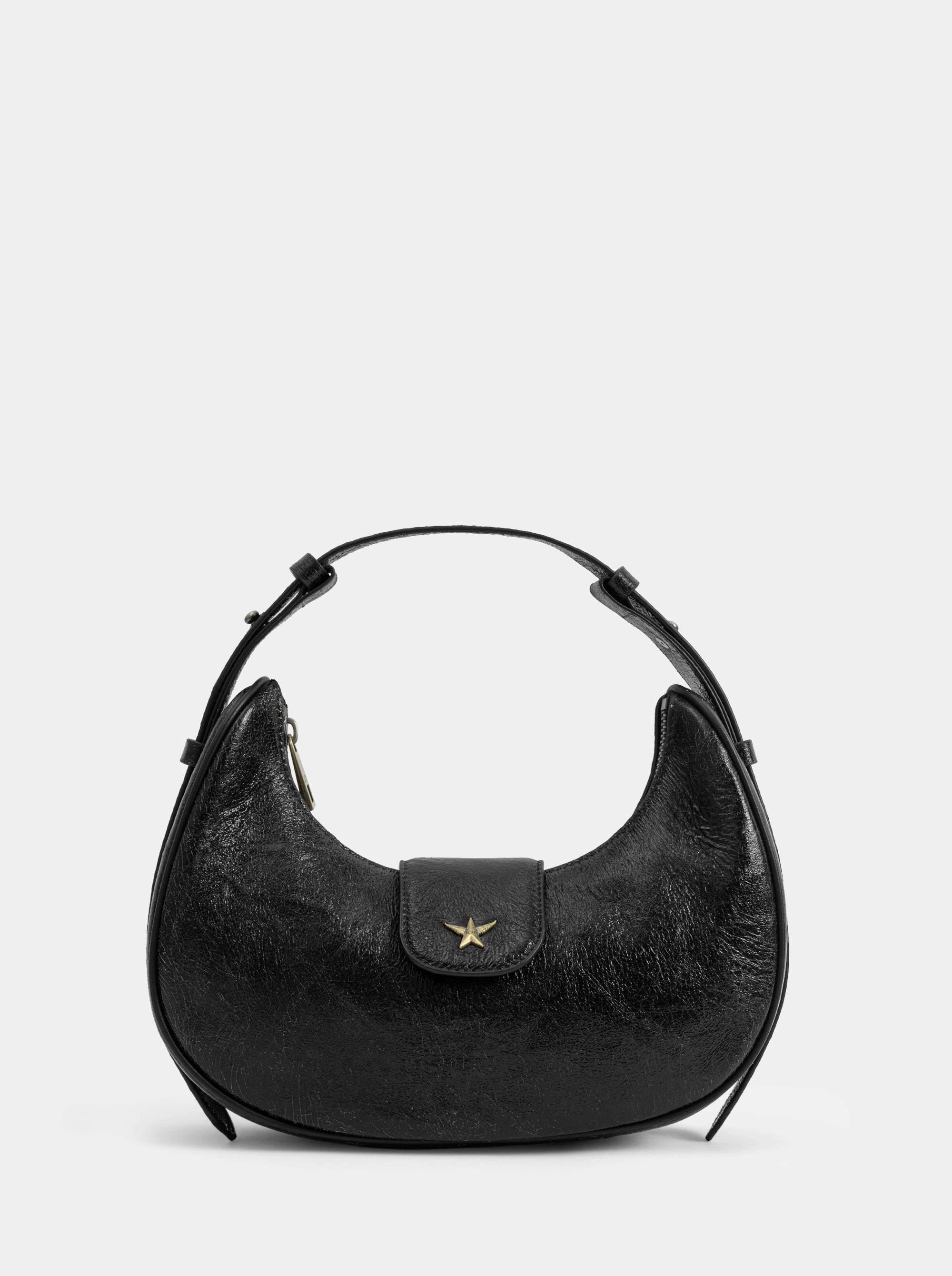 SANDRA MINI BLACK NAPLAK BAG