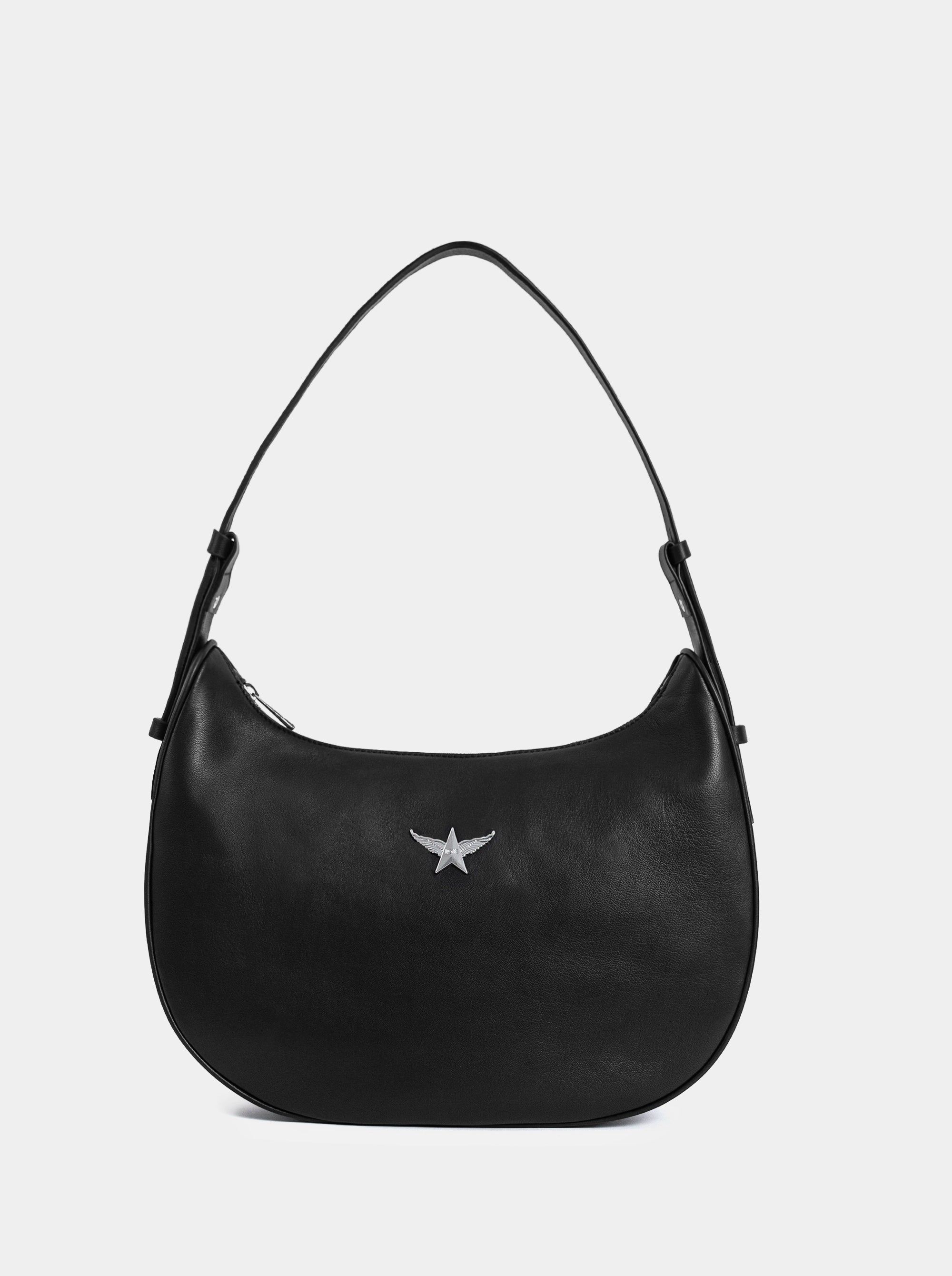 SANDRA BLACK LEATHER BAG