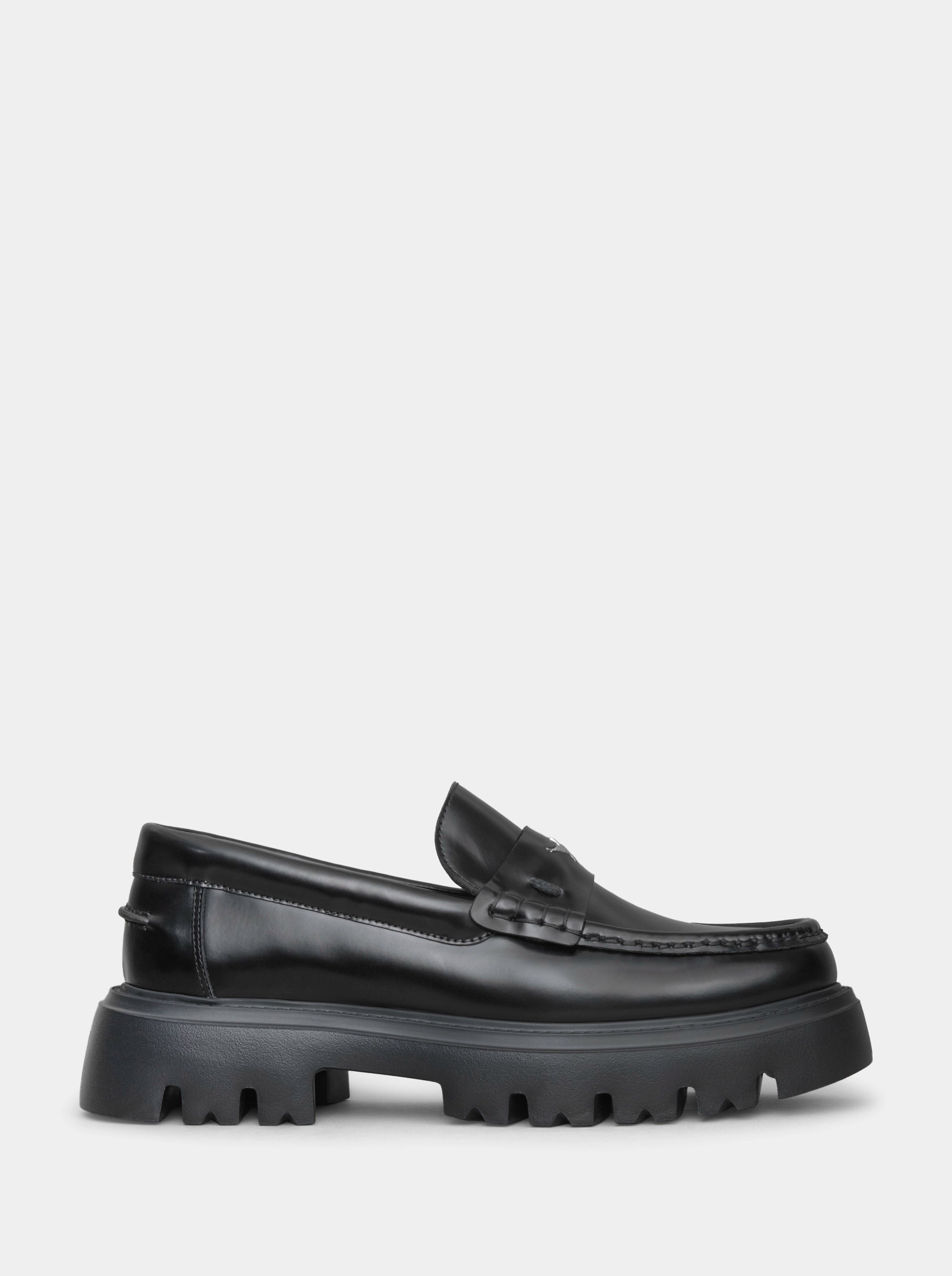 SANSA BLACK BRUSHED SHOES