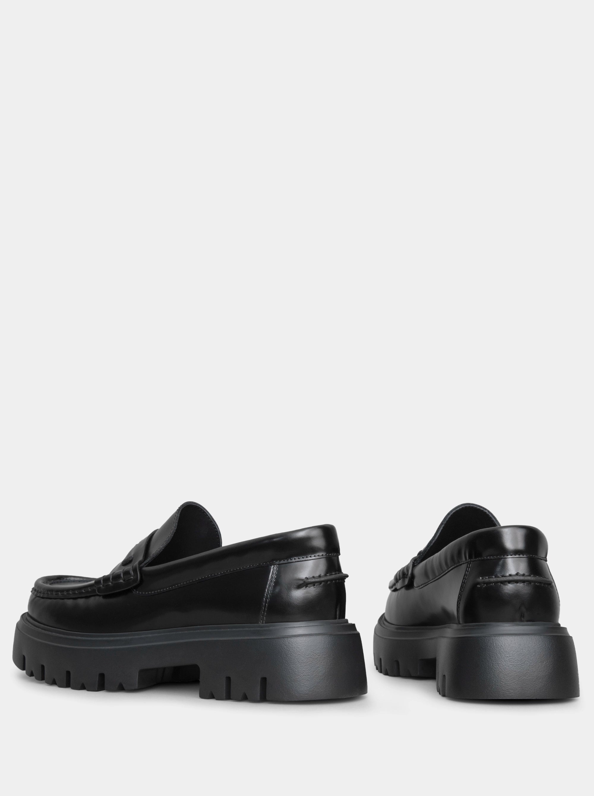 SANSA BLACK BRUSHED SHOES