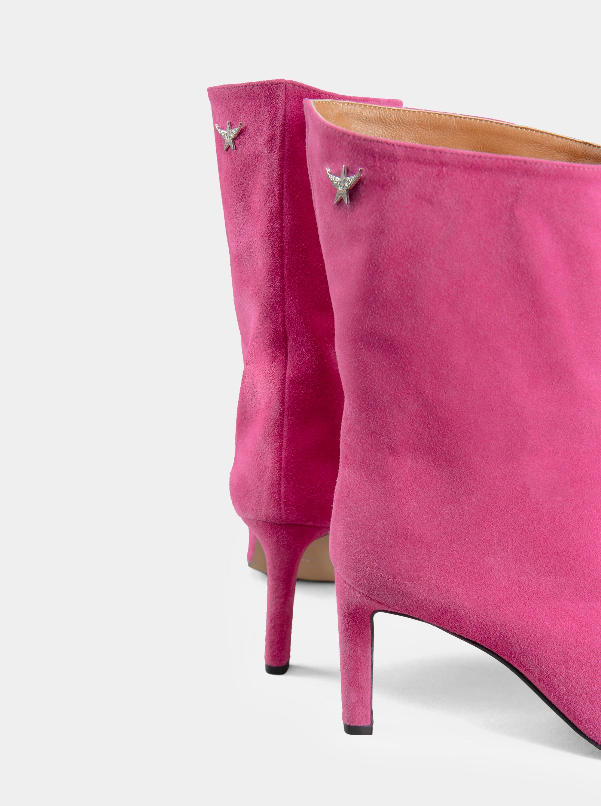 SANTA PINK SUEDE BOOTIES