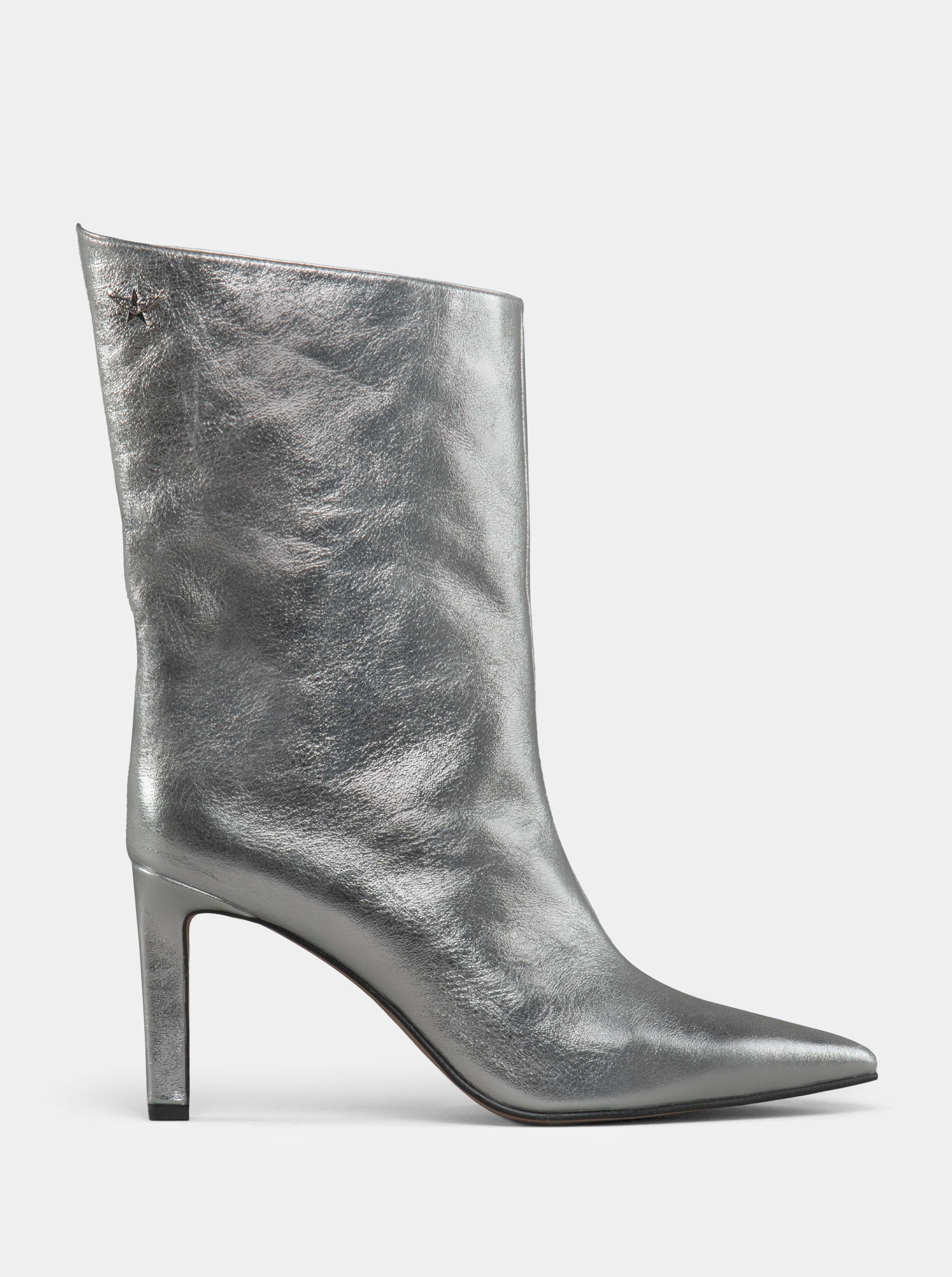 SANTA METALLIC LEATHER BOOTIES