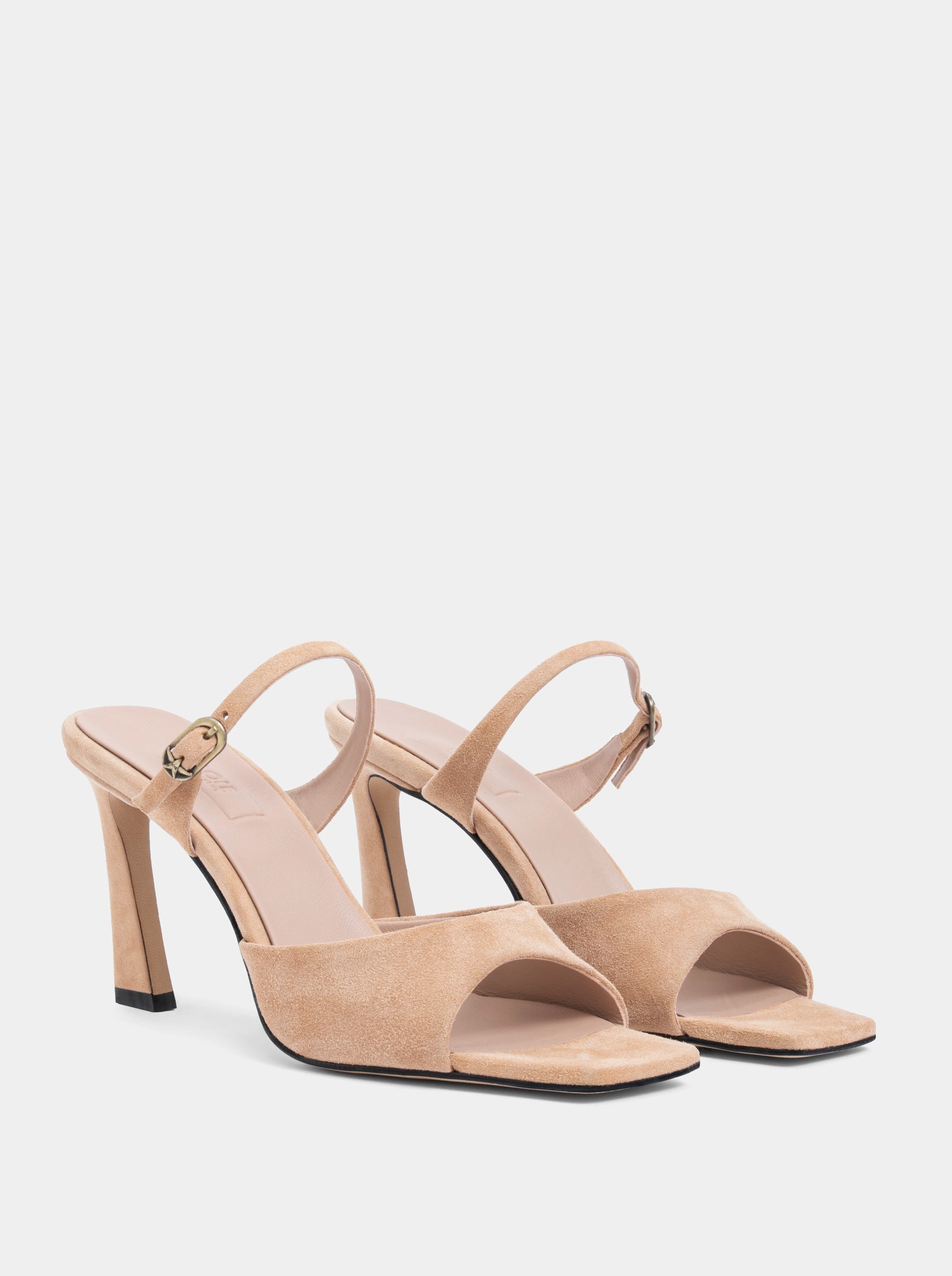 SERA BISGUIT SUEDE SANDALS