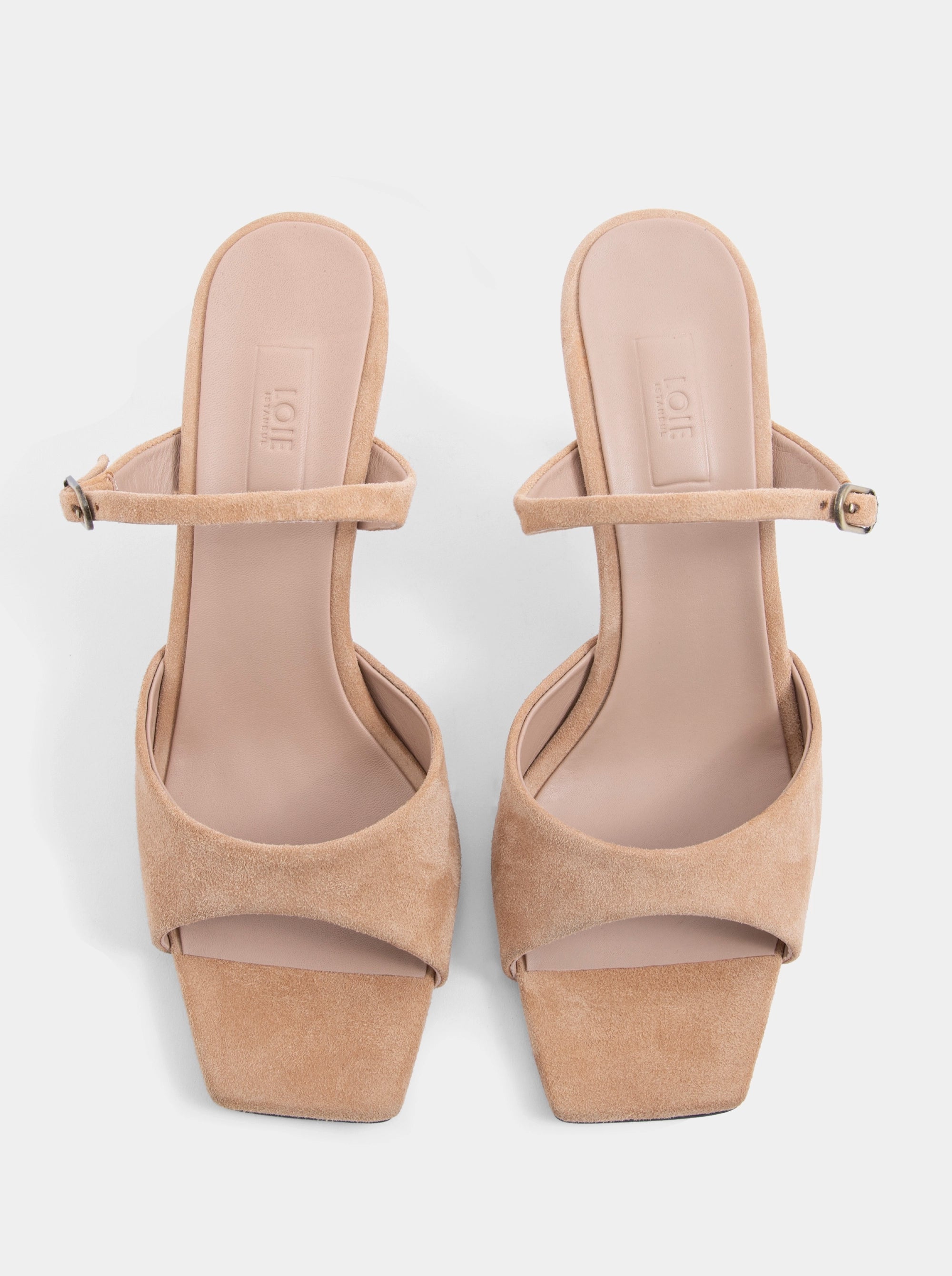 SERA BISGUIT SUEDE SANDALS