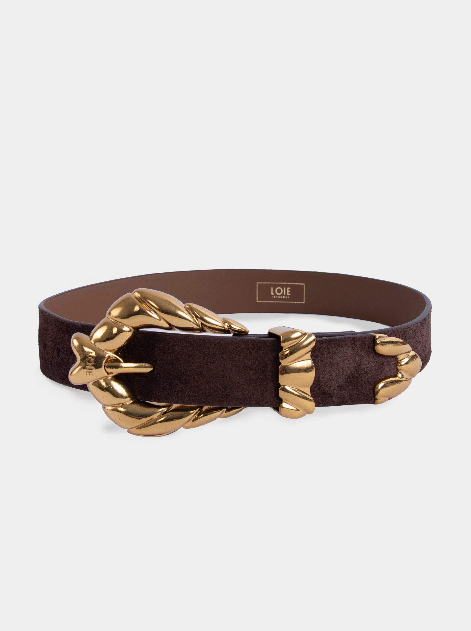 SOFIE BROWN GL SUEDE BELT