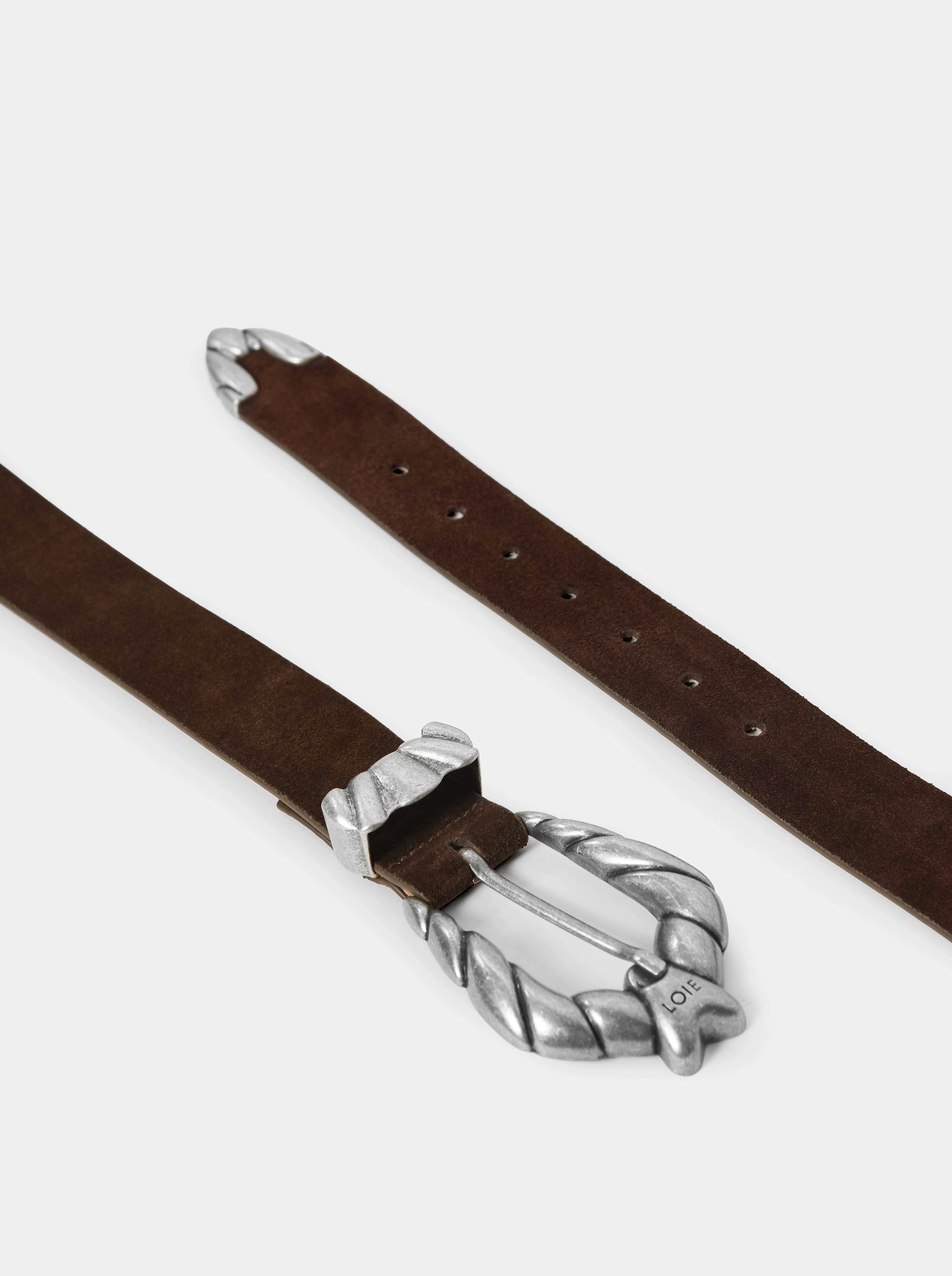 SOFIE BROWN SUEDE BELT