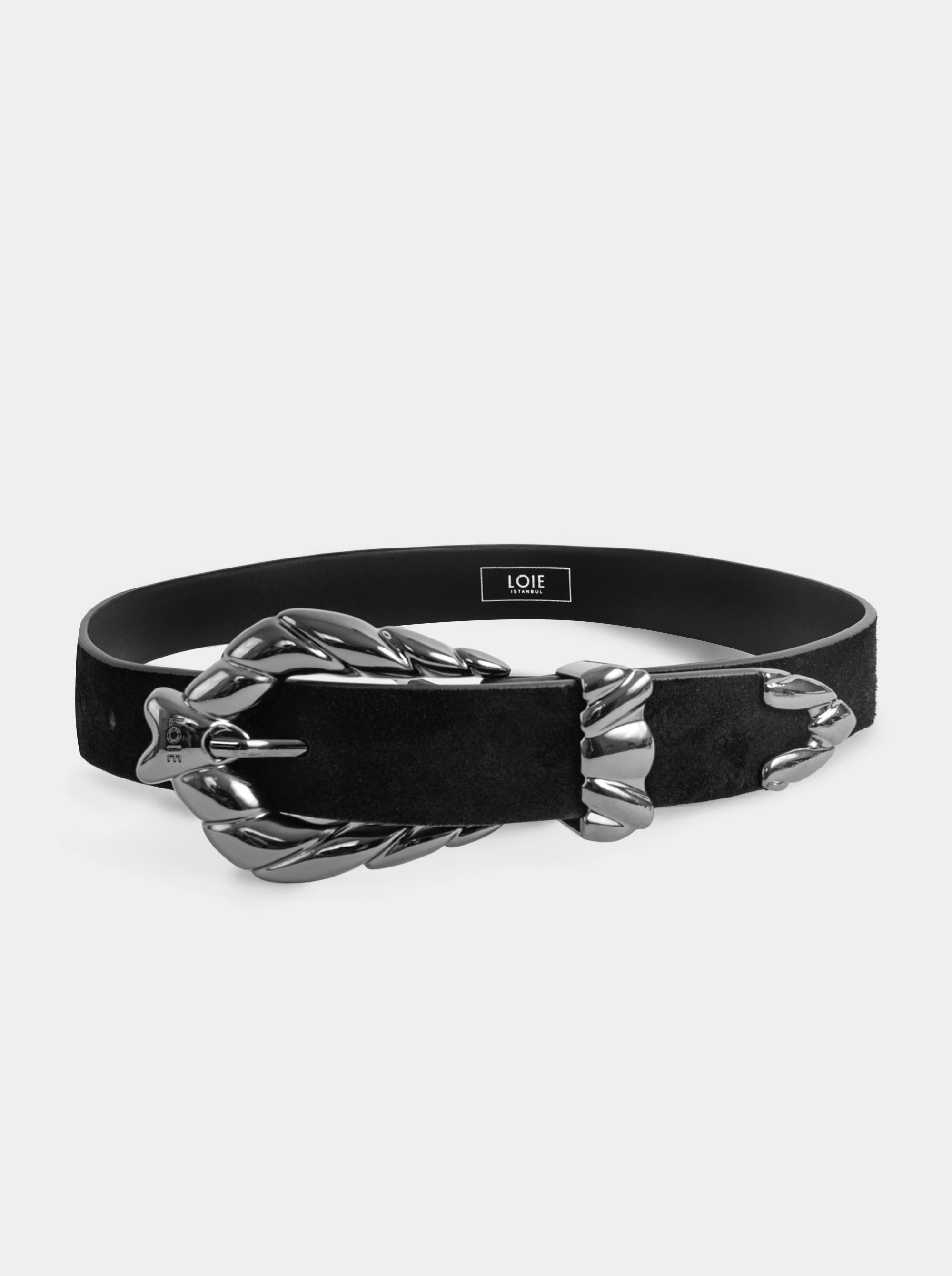 SOFIE BLACK NK SUEDE BELT