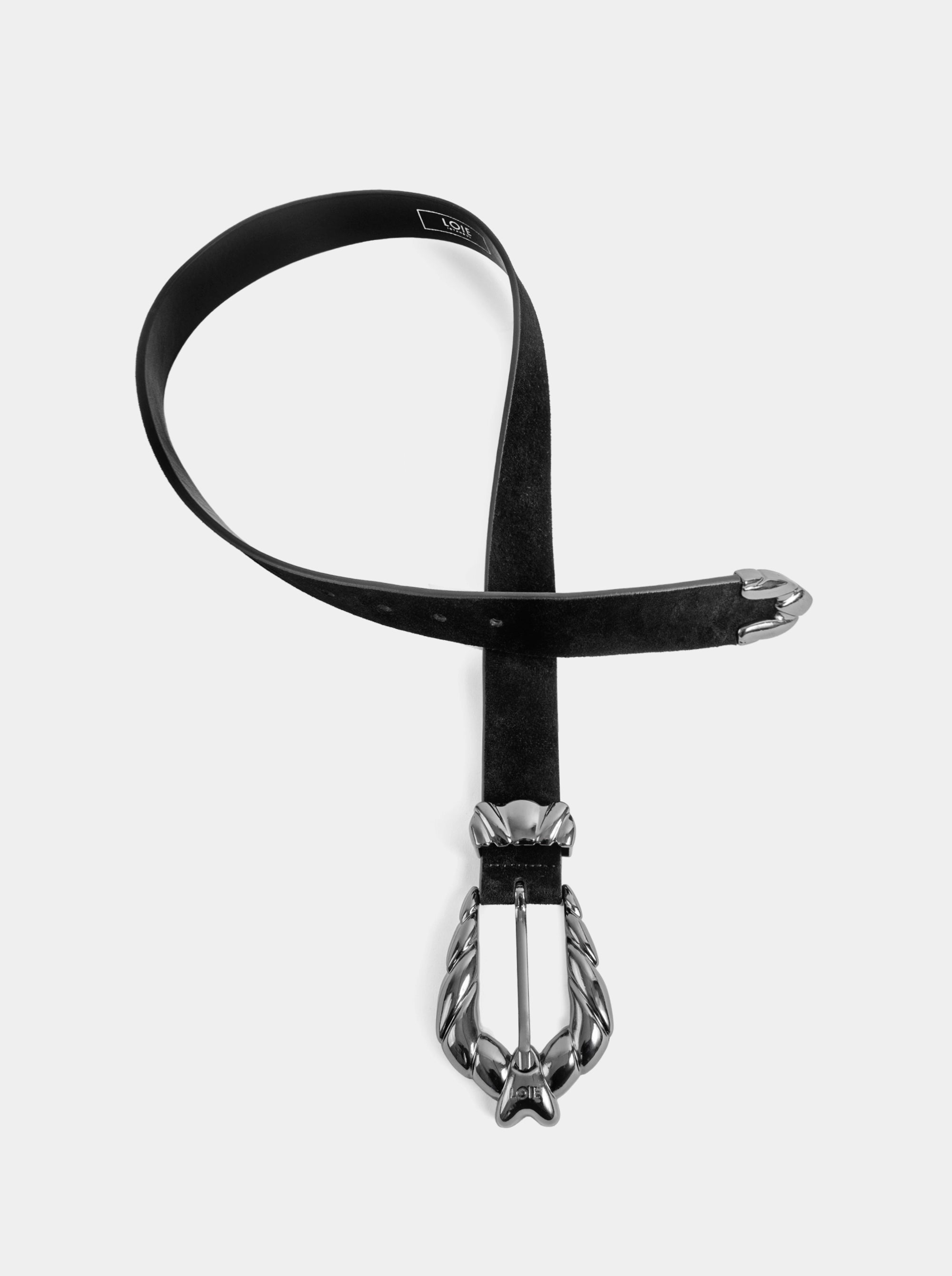 SOFIE BLACK NK SUEDE BELT