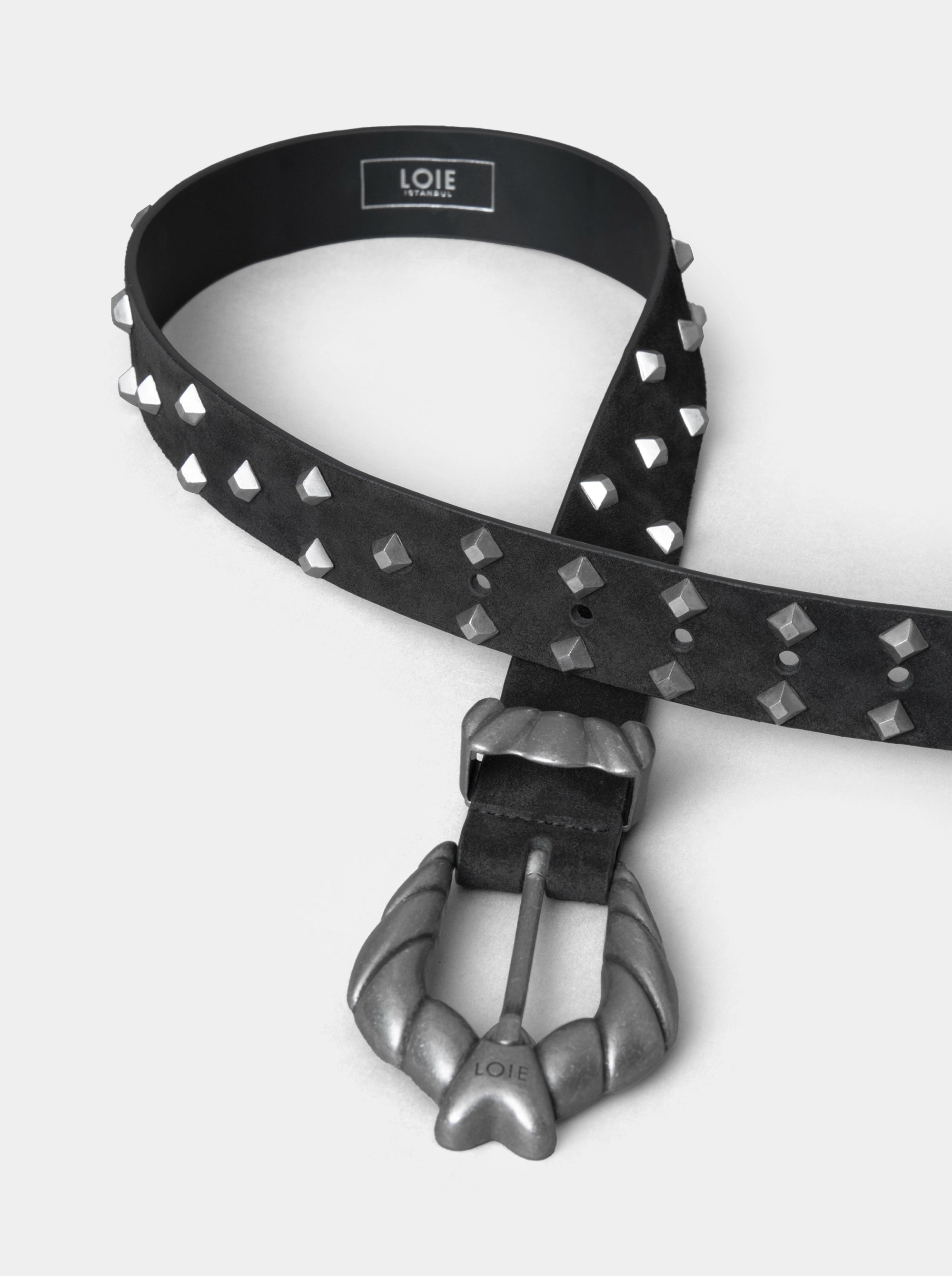 SOFIE BLACK SUEDE BELT