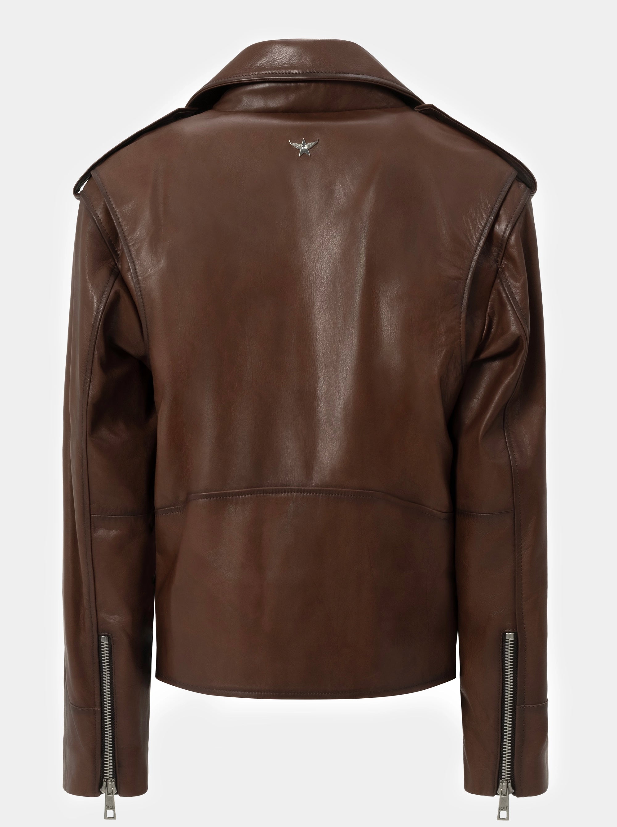 SPARK BROWN LEATHER JACKET