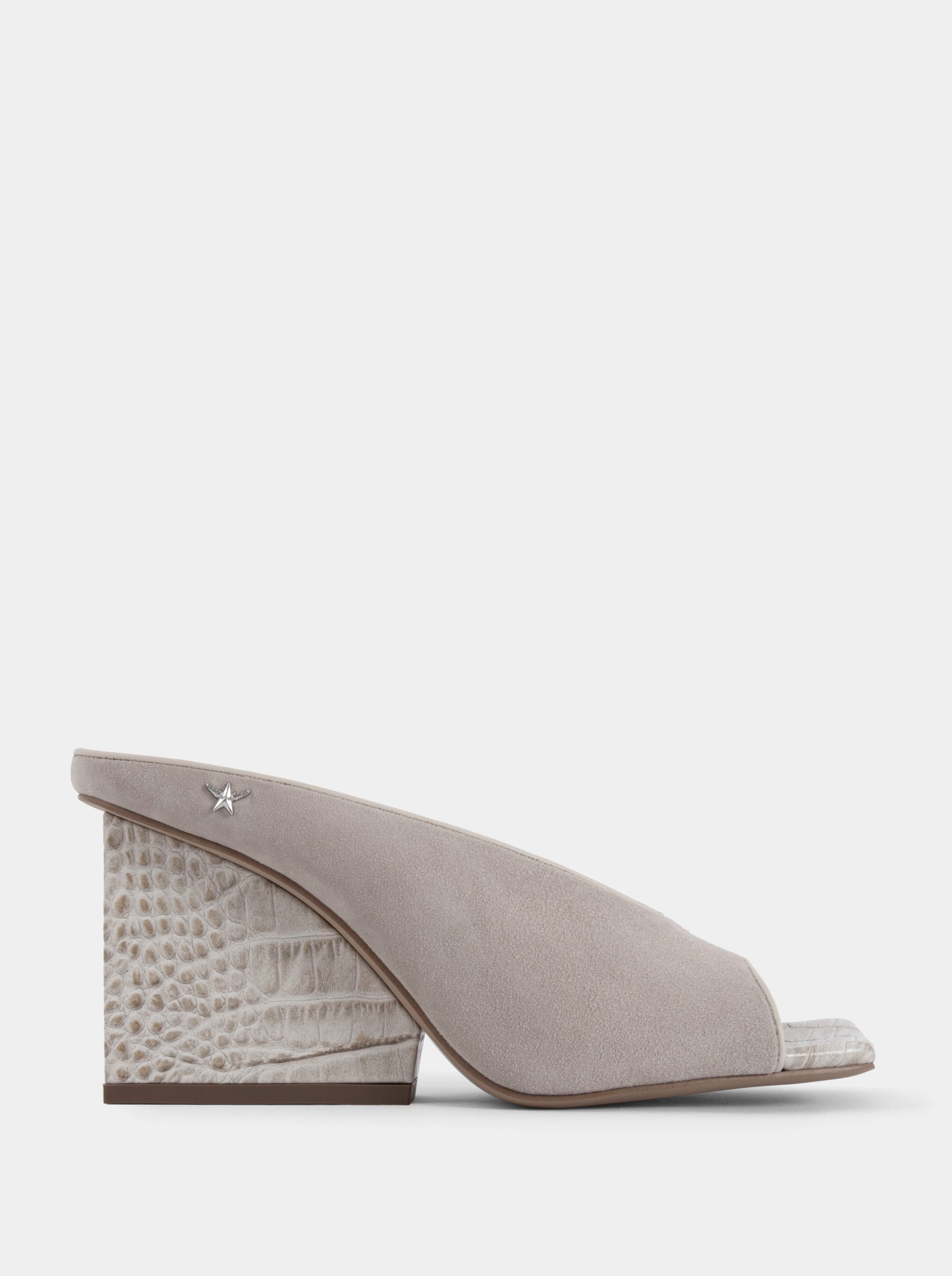 STRATEGY BEIGE SUEDE SANDALS