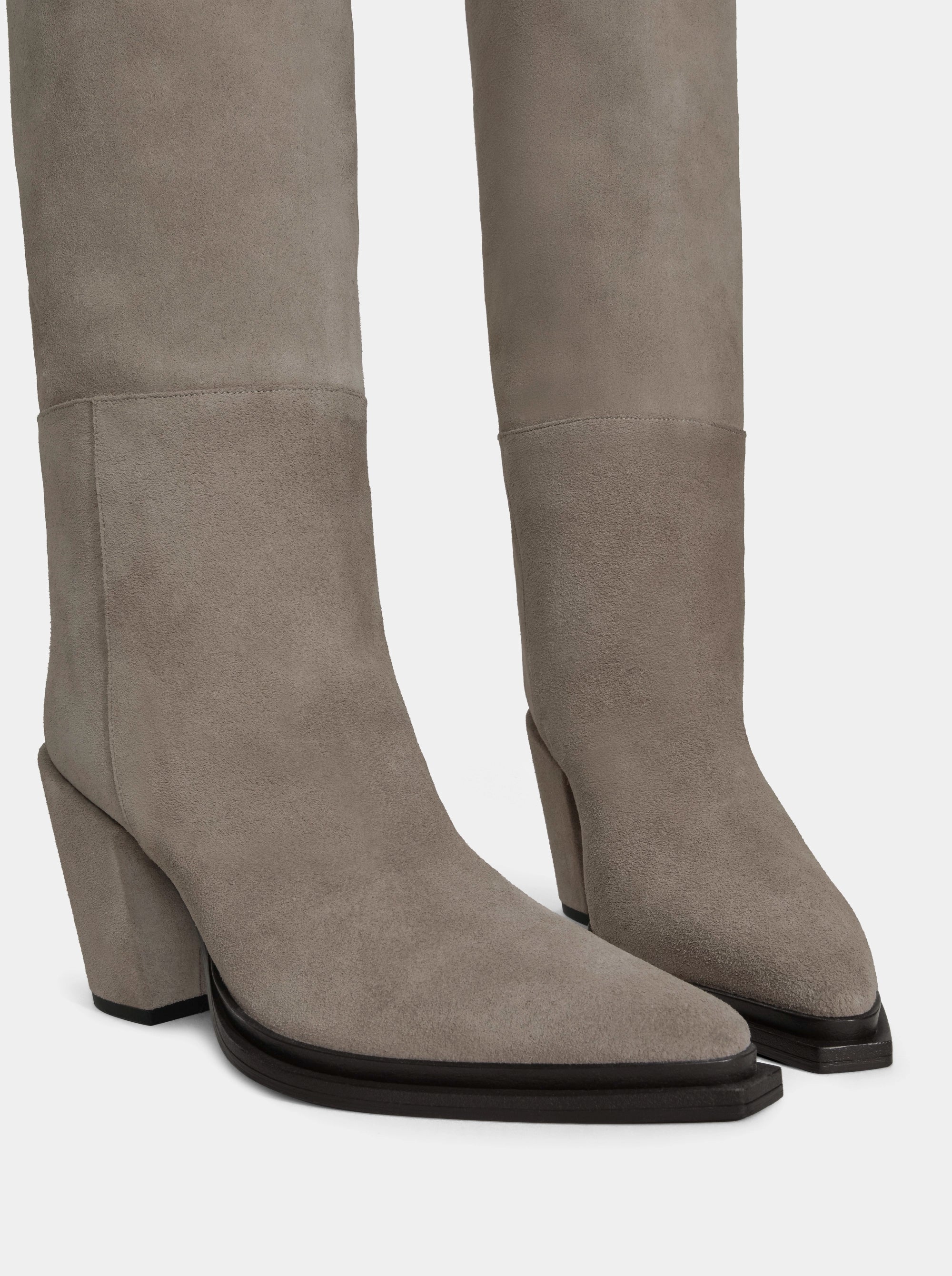 SUSANE MINK SUEDE BOOTS