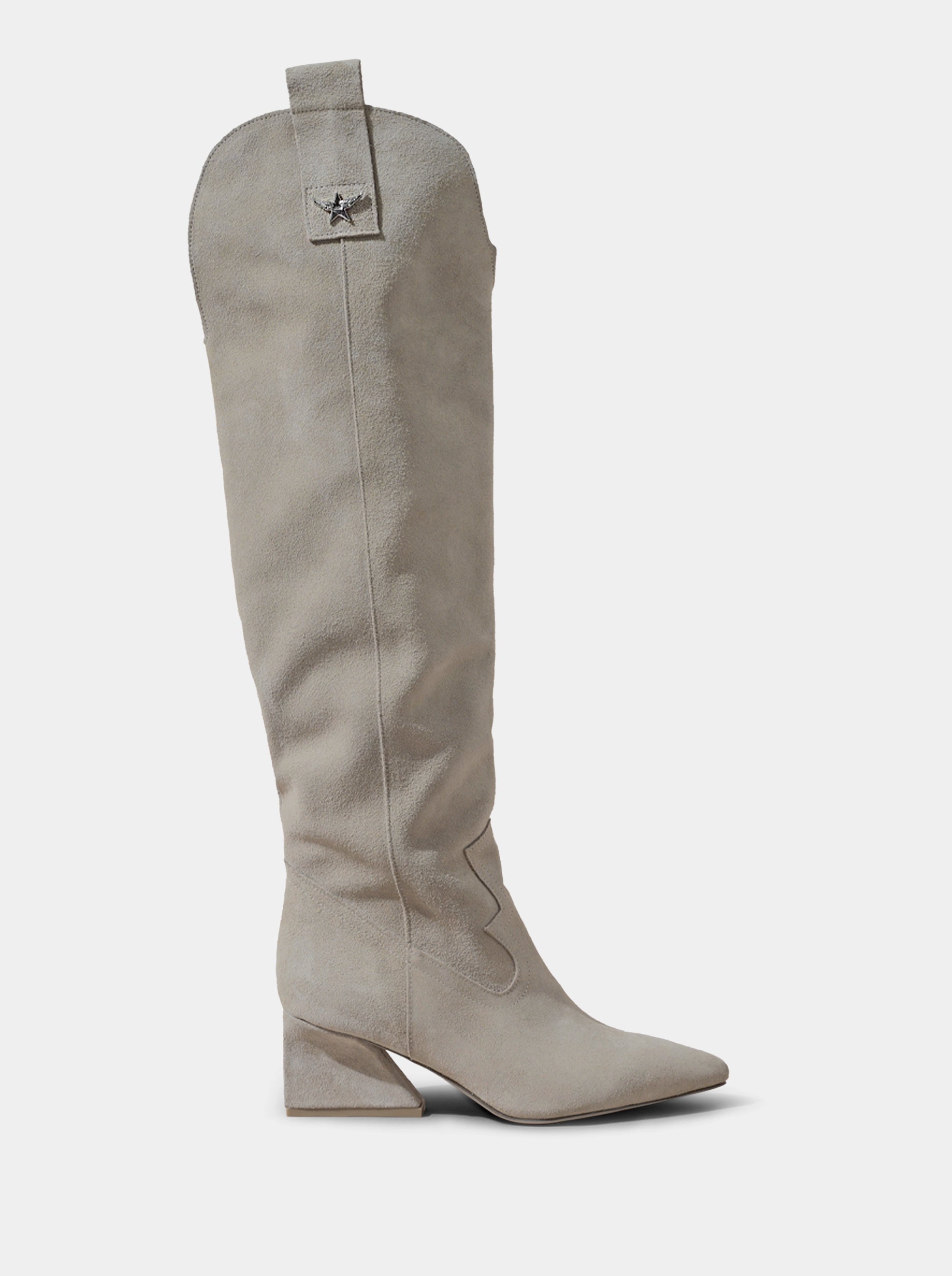 TALL BEIGE BOOTS