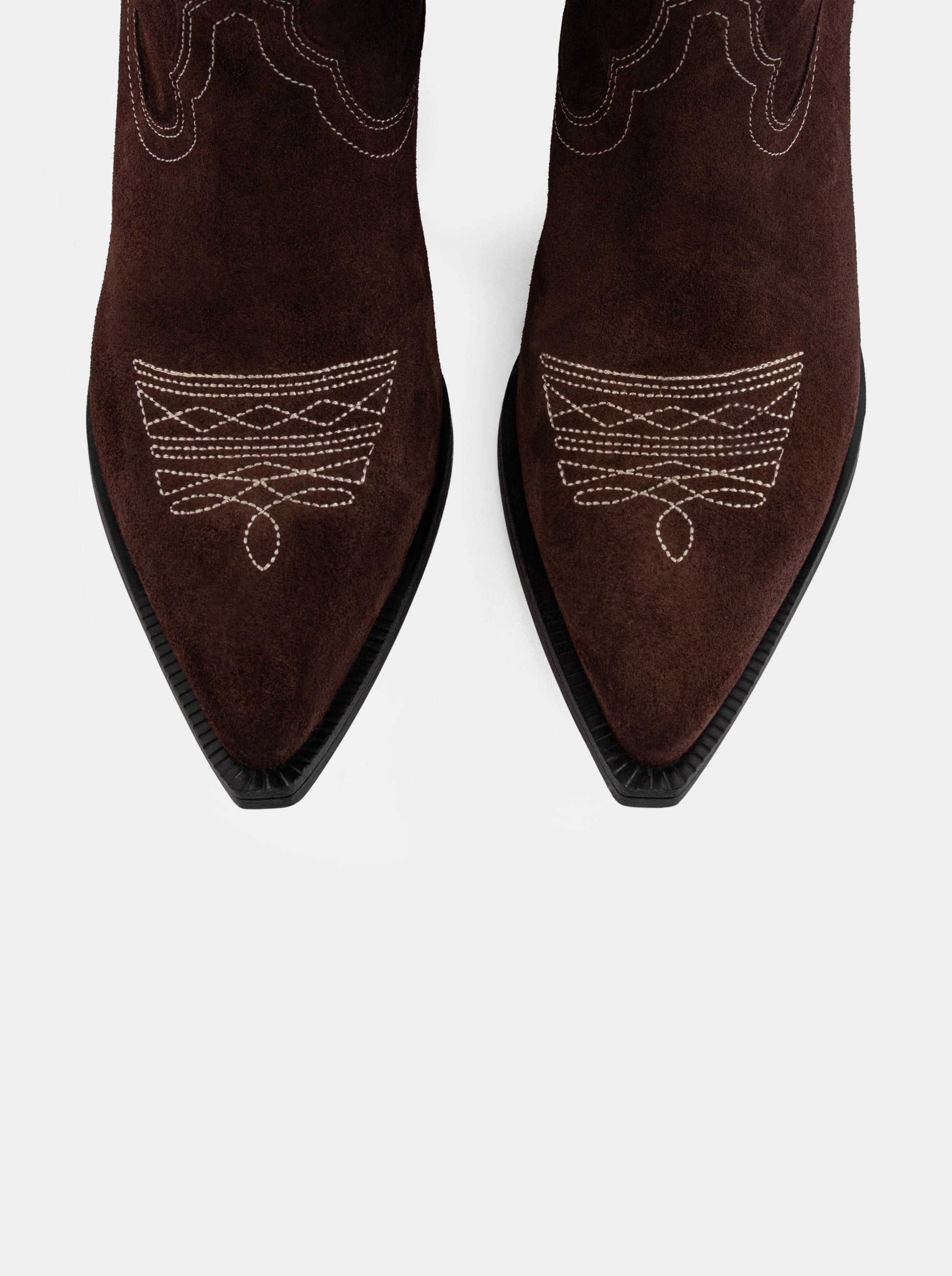 TEXAS BROWN SUEDE BOOTS