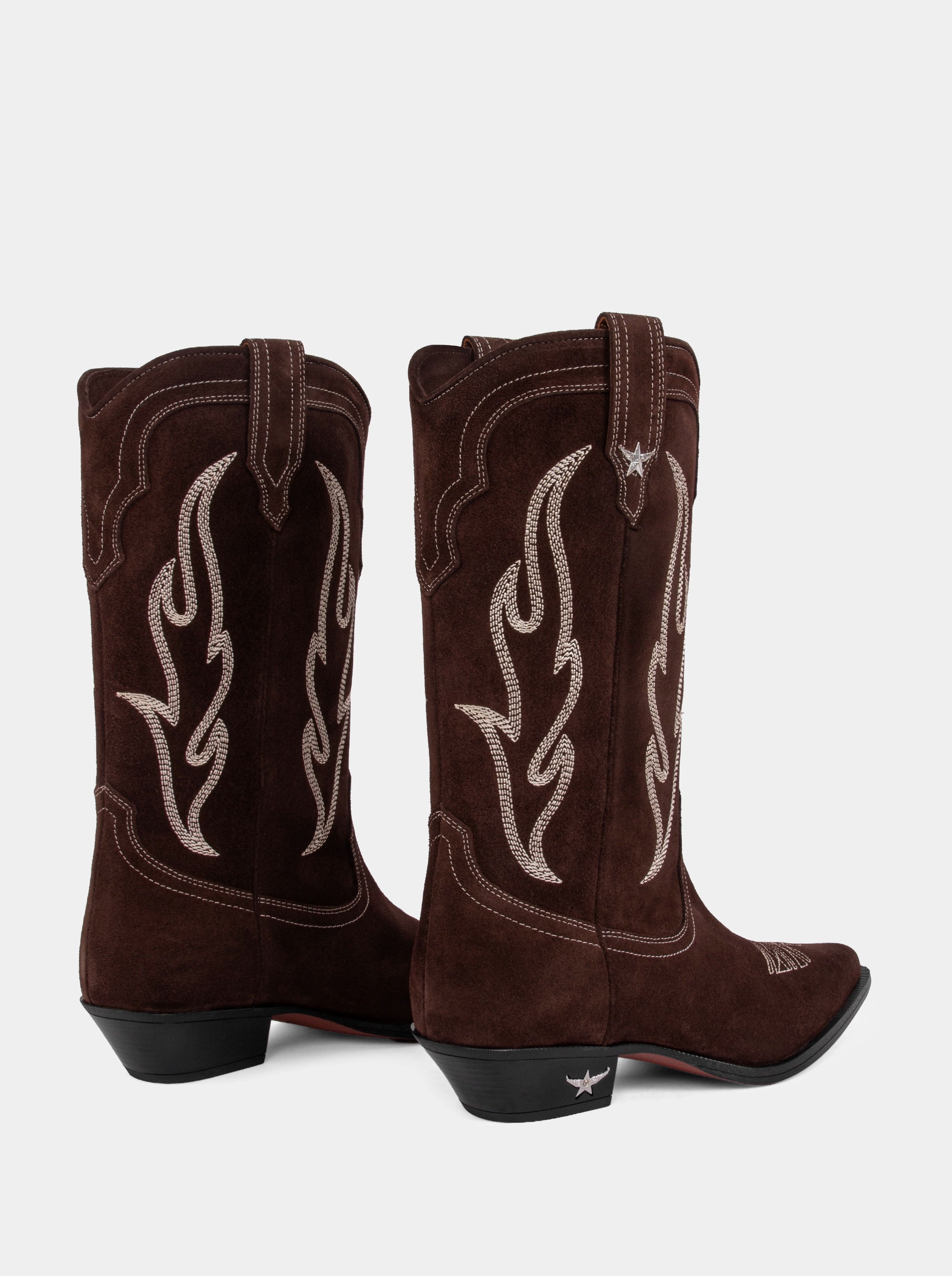 TEXAS BROWN SUEDE BOOTS