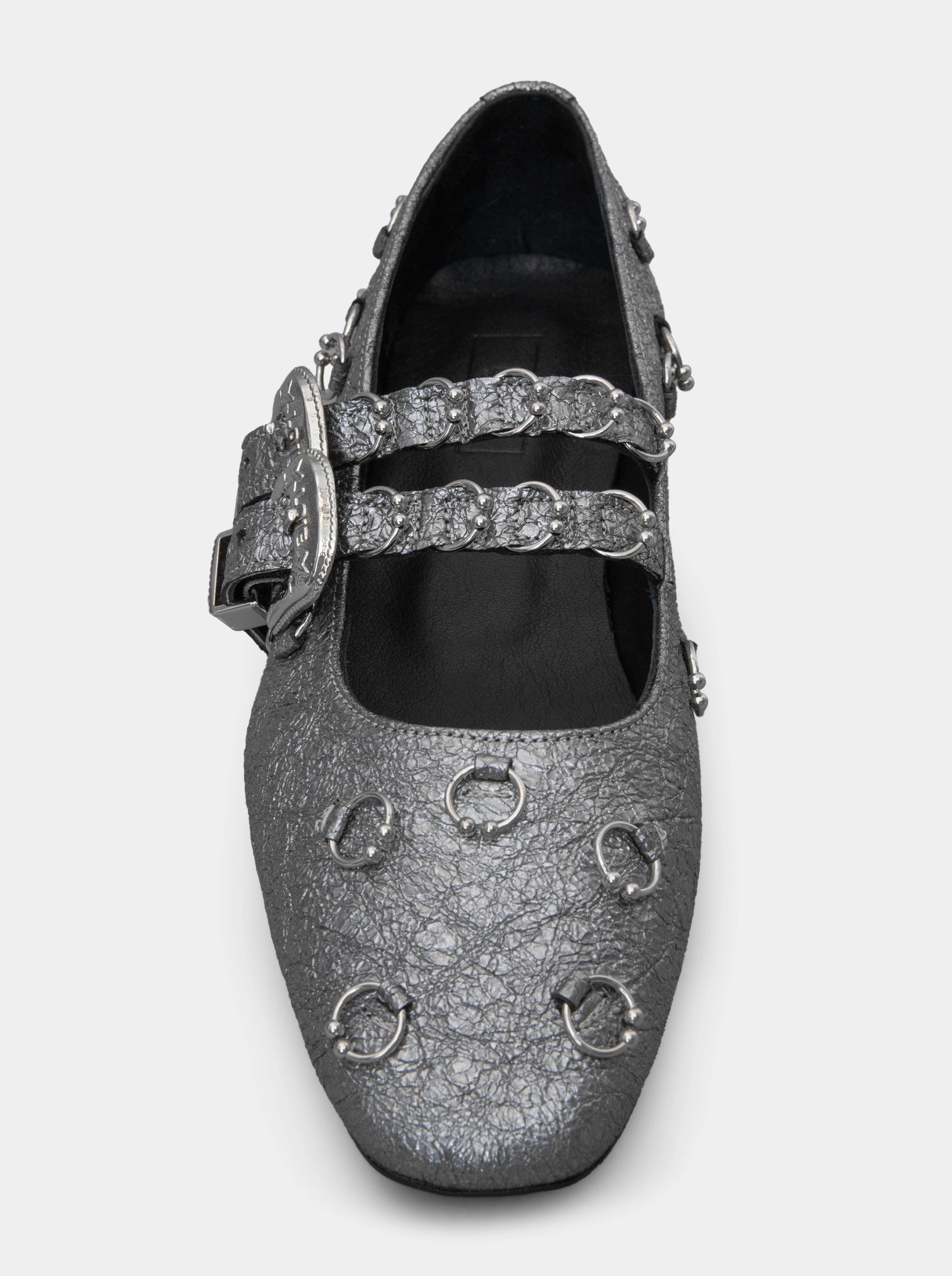 TOUCH ANTHRACITE BALLET FLATS