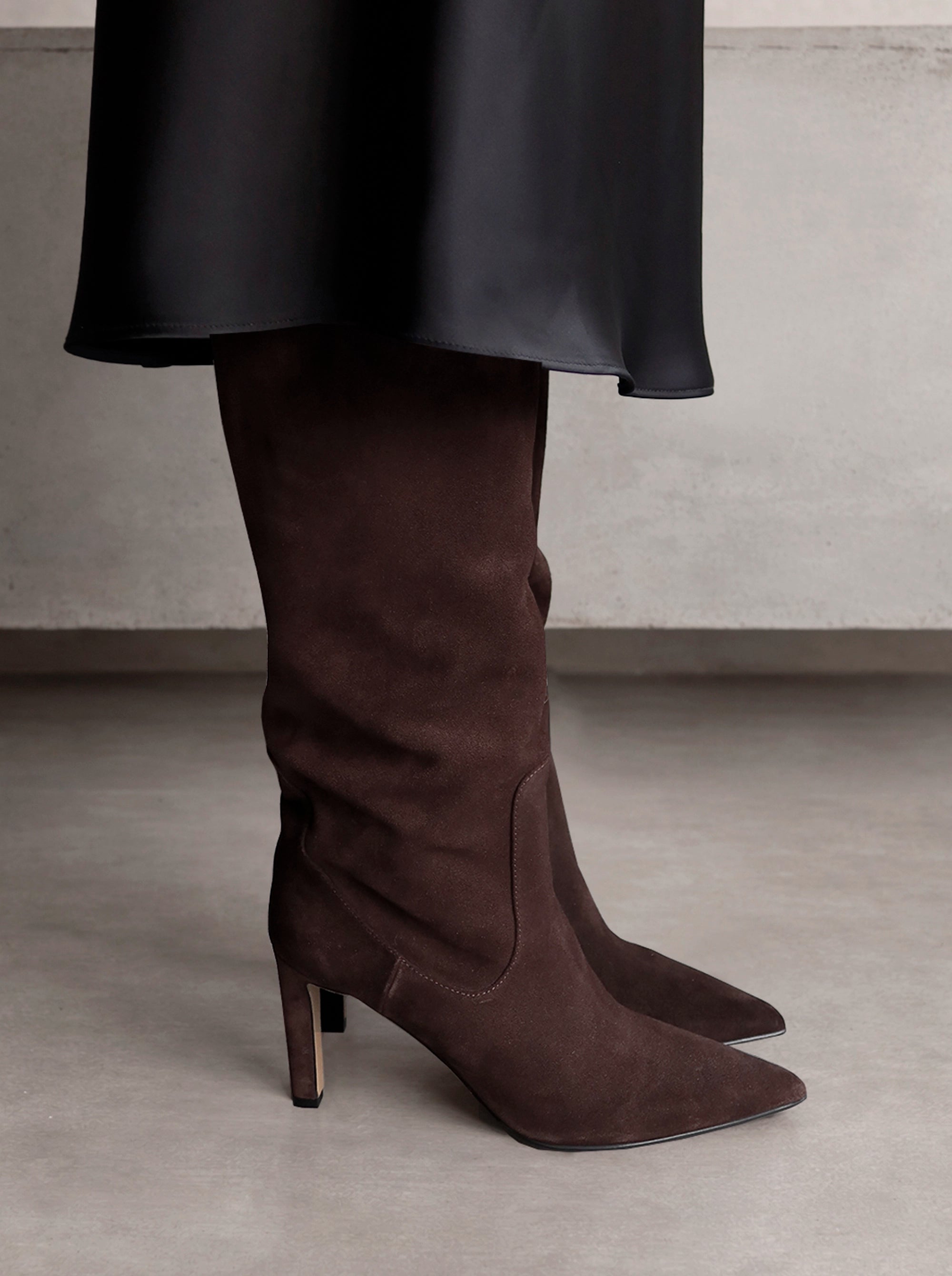 VISCA BROWN SUEDE BOOTS