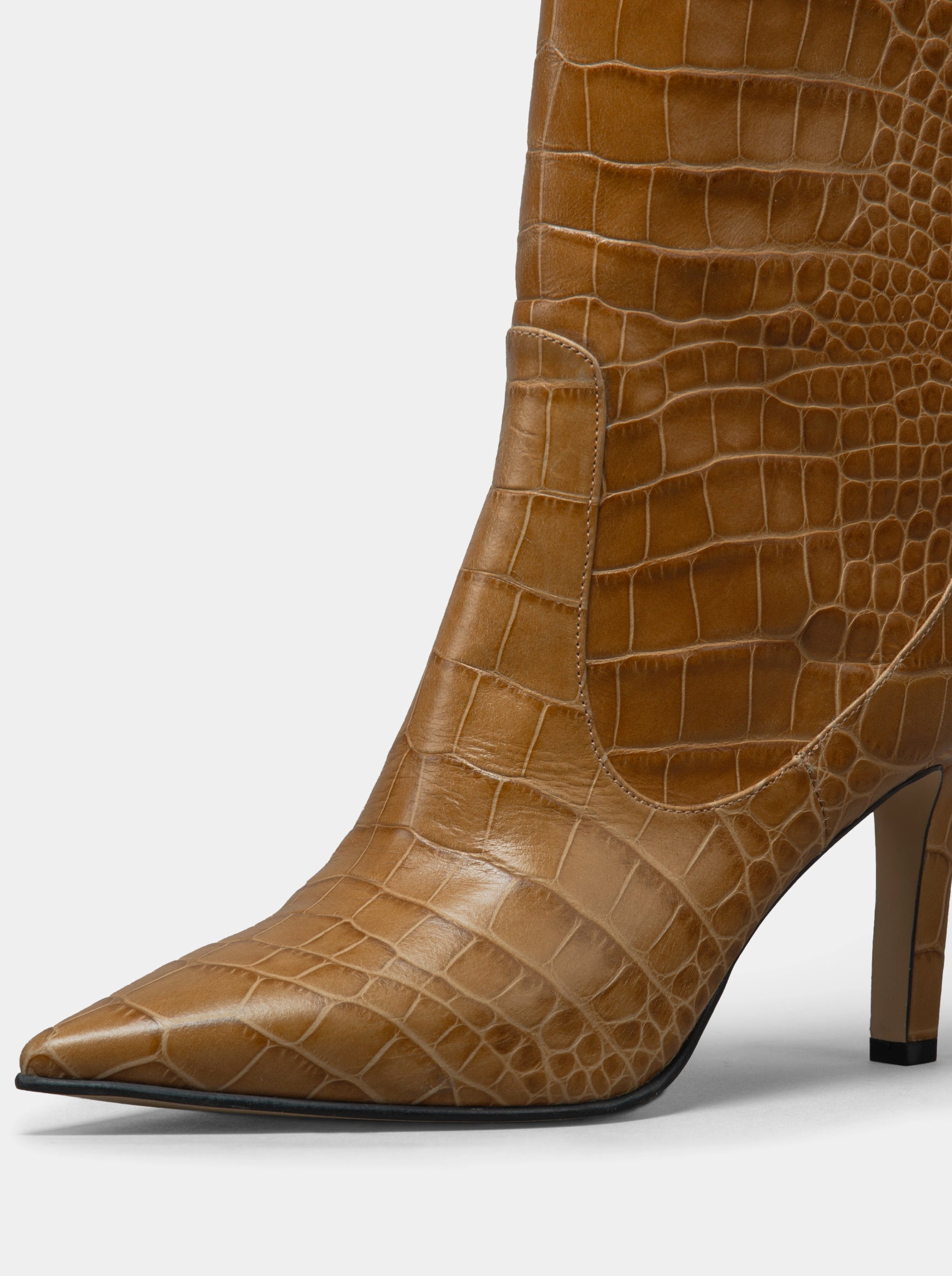 VISCA CAMEL CROCO BOOTS