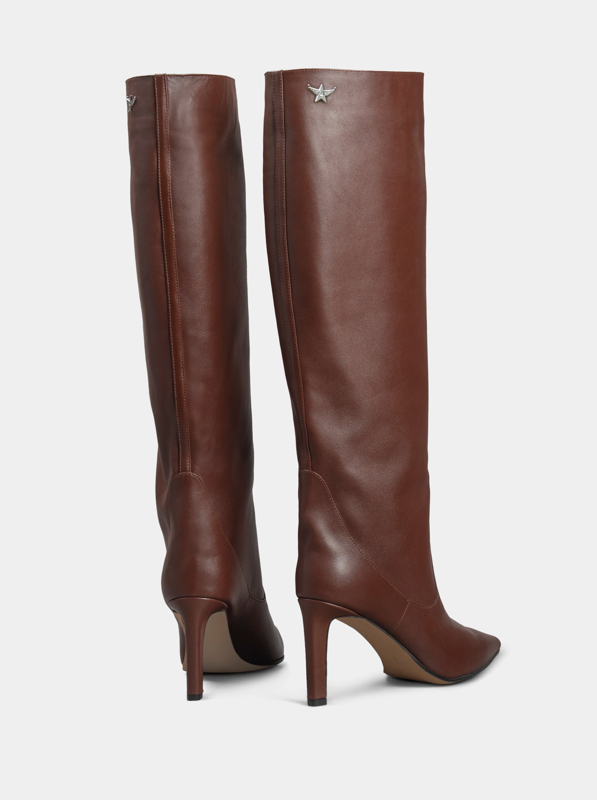 VISCA BROWN LEATHER BOOTS